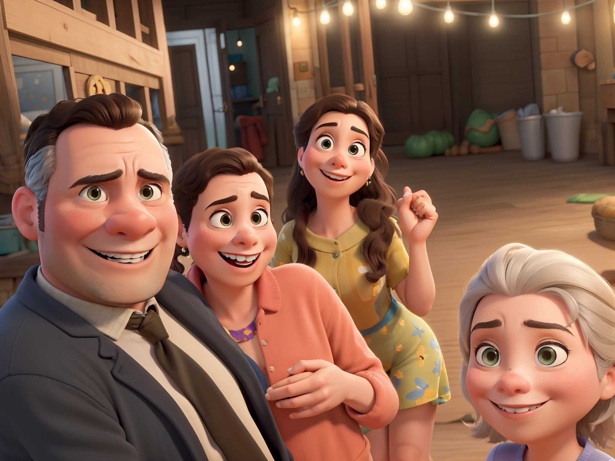 Obra-prima ao estilo Disney/Pixar in high quality and high resolution.
