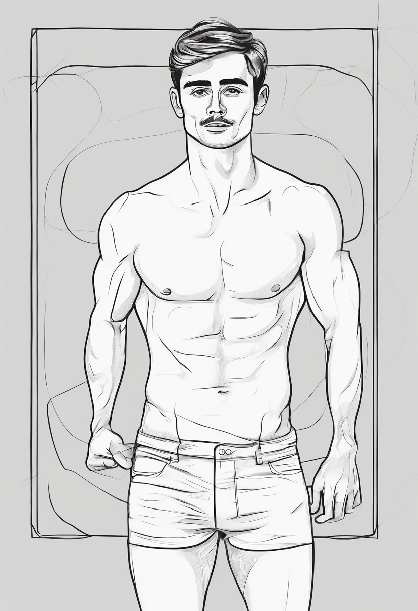 Charles Leclerc standing naked, soft dick, soft penis, realistic male genitals, testicles, empty room