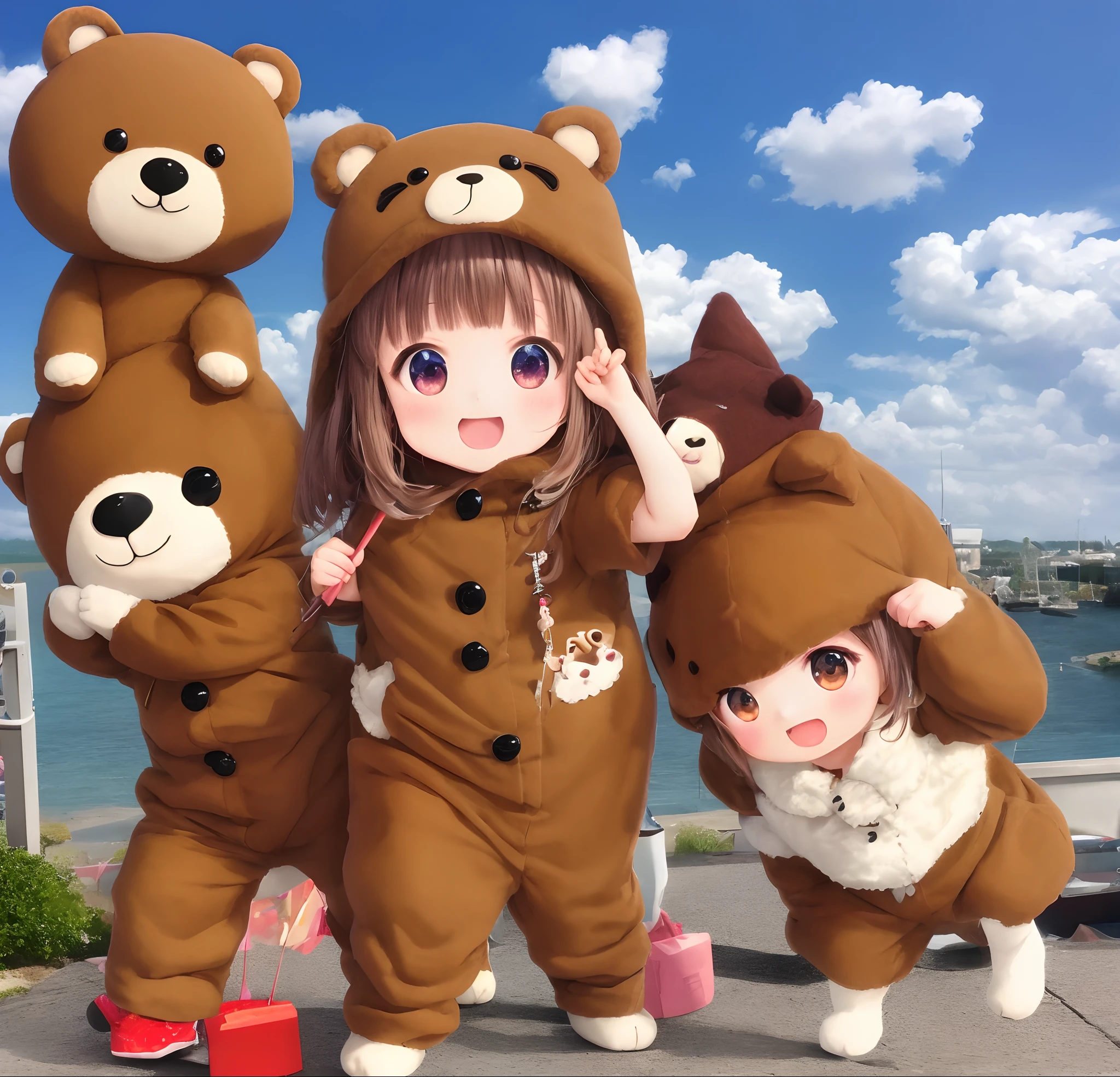 Anime Characters、Bear costume、Chibirolikuma