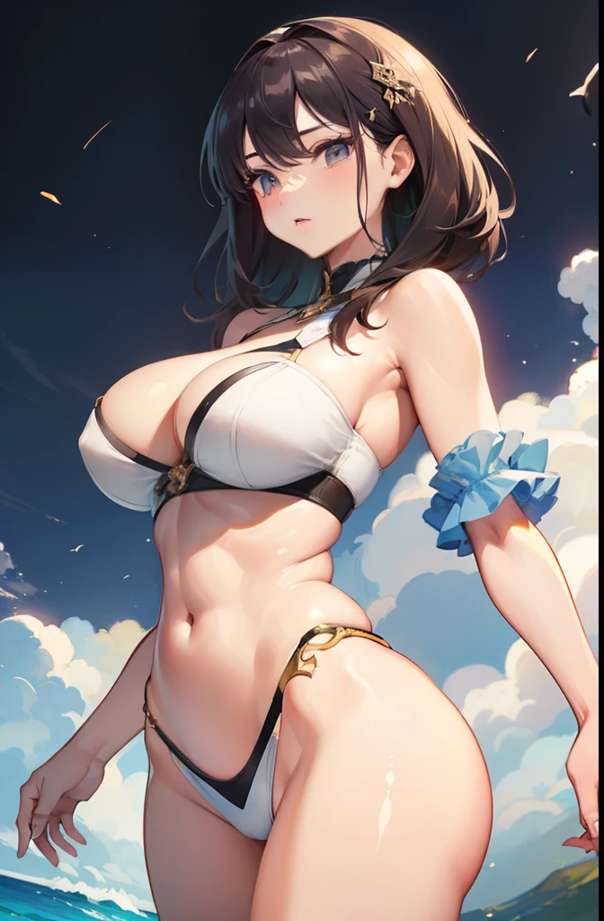 ((
masterpiece,
Highest quality,
))
perfect condition,
perfect shape,
flawless beauty,
curvaceous,
beautiful skin,
beautiful belly,
hips up,
abs,
toned thighs,
toned body,
sweet,