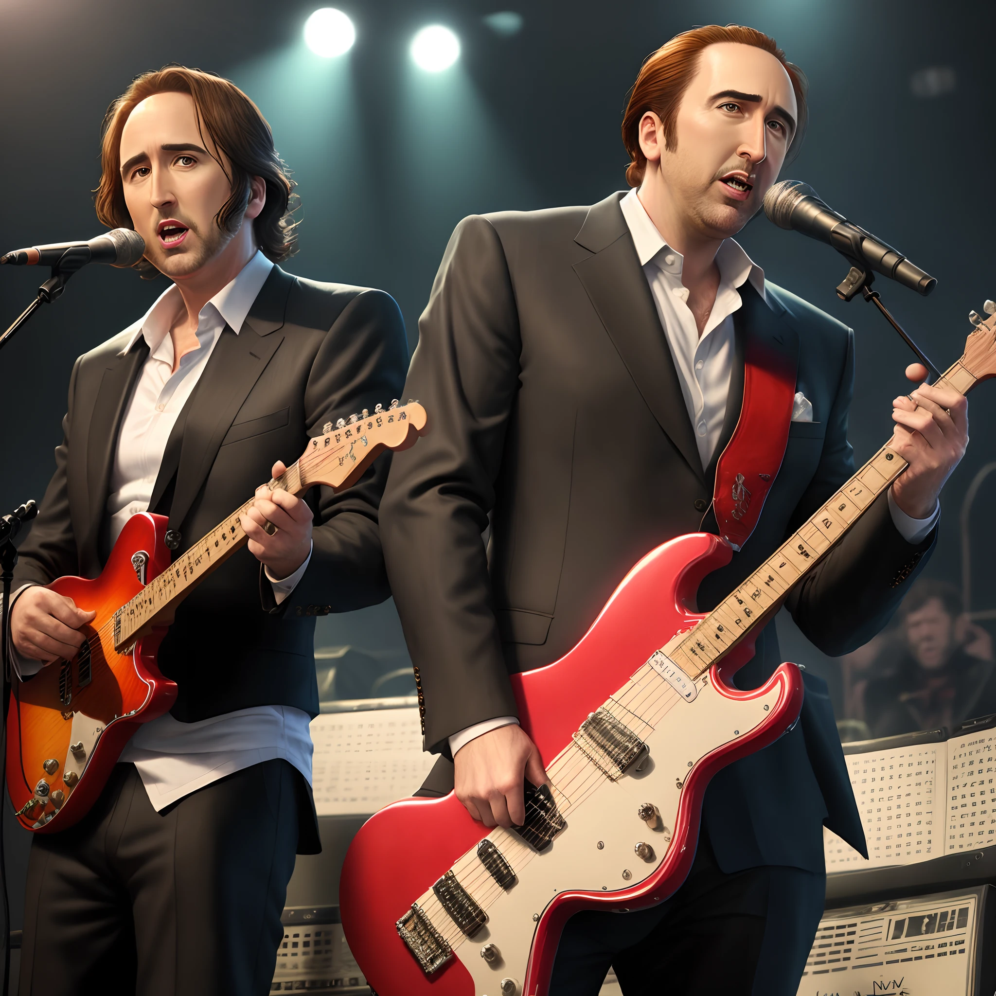 Nick Cage in the band Nirvava