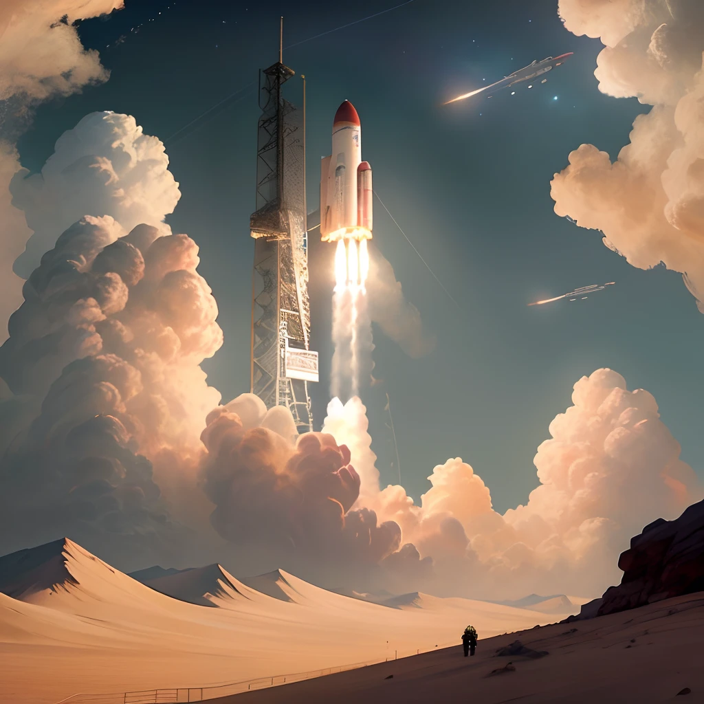 China's aerospace rocket launch science fiction future