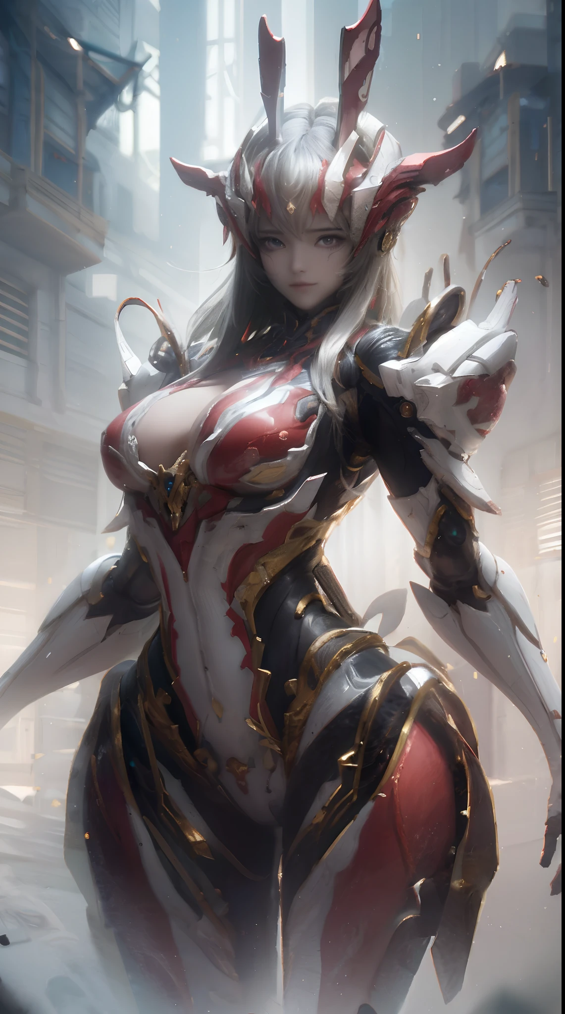 (((best quality))),(((very detailed))),(((masterpiece))),illustration,1 girl, big breasts, no face, mysterious, helmet, Asuka cosplay costume, bodysuit, standing pose, Expression of extreme detail ,Ultra High Definition,Maximum Detail Display,Hyperdetail,Clear detail,Excellent quality,Super detail,Amazing,HDR,16K,detail,The most authentic,Gloss red color