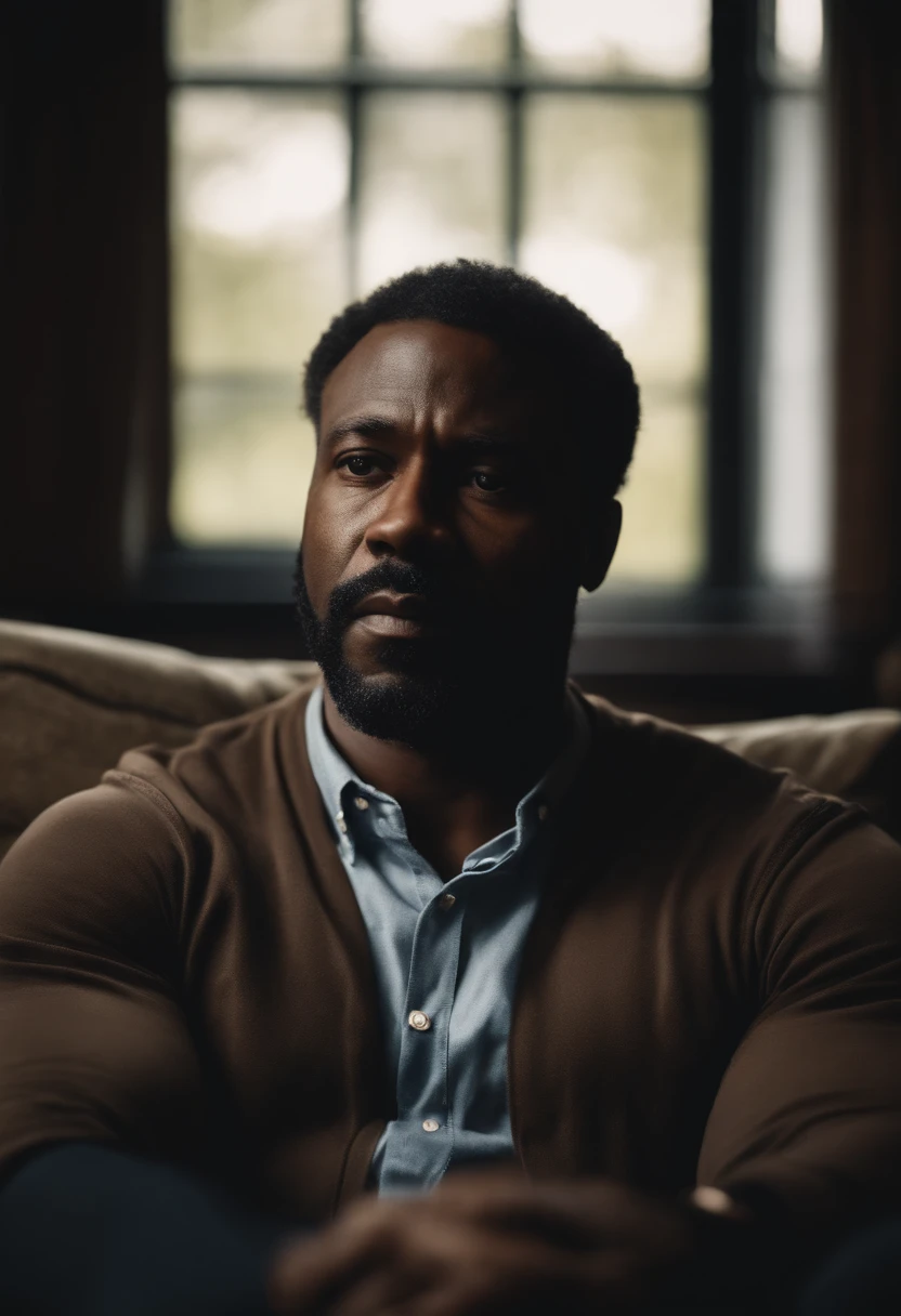 Portrait of a black father