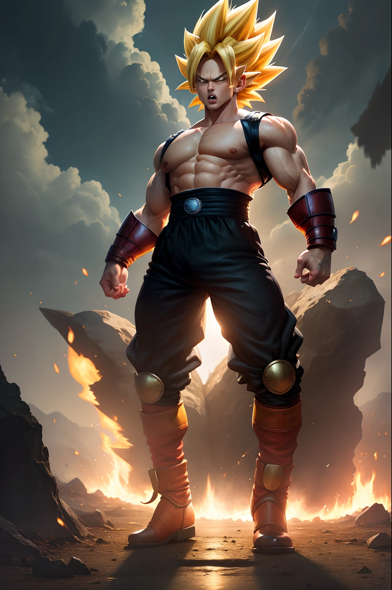 Super saiyan hitler