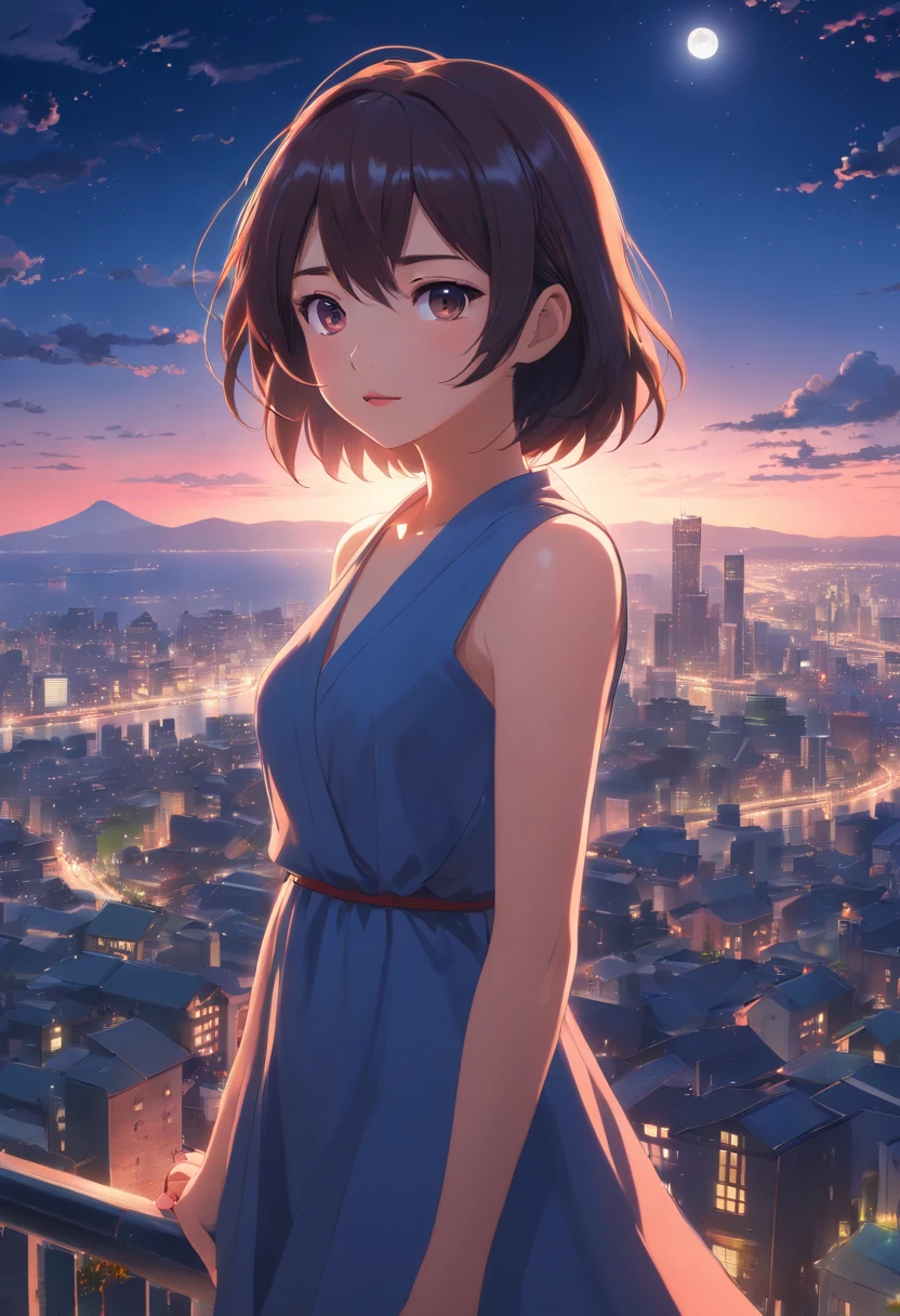 (best quality,4k,8k,highres,masterpiece:1.2),ultra-detailed,(realistic,photorealistic,photo-realistic:1.37),portrait,horror,red color,soft lighting,female vampire,dark hair and eyes,fangs,fierce expression,pale skin,long flowing dress,beautiful detailed lips,long sharp nails,castle background,bat flying in the sky,full moon