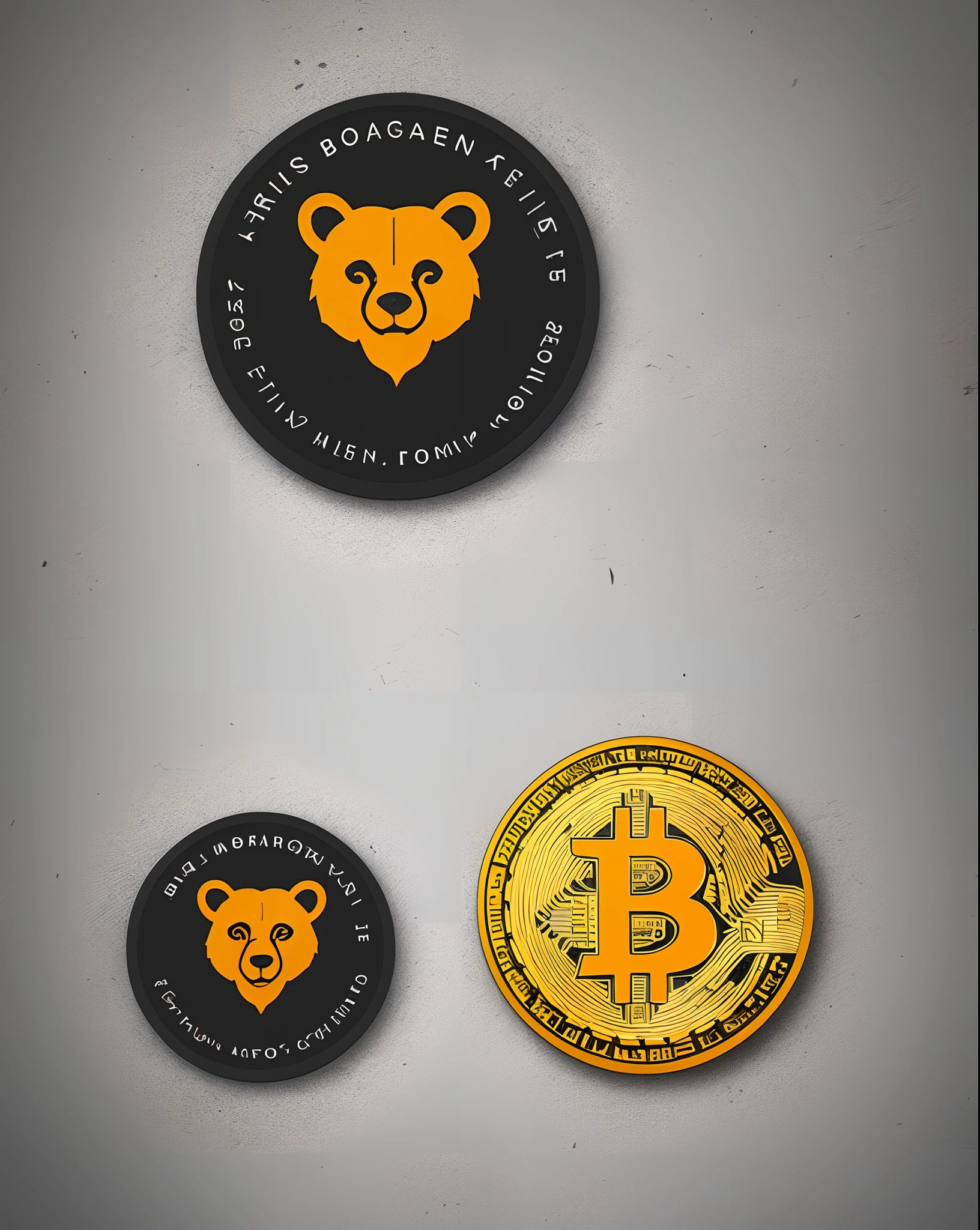 Make me a logo for crypto company called 3bears