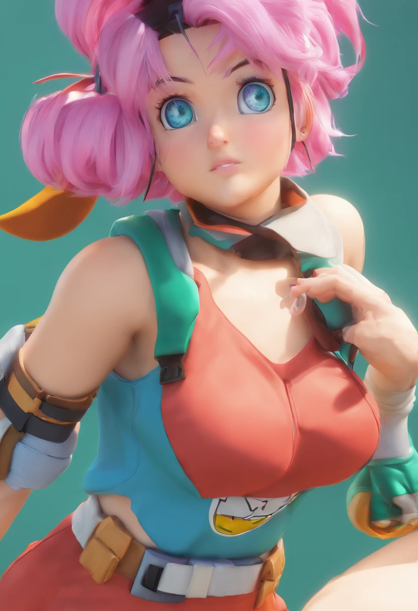 Bulma showing her tits