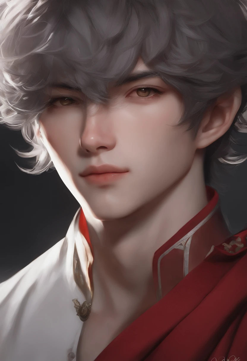 CharHelper, pintura digital estilo anime, (Close-up) retrato do personagem masculino, arte por Shigeru Miyamoto, loish e wlop