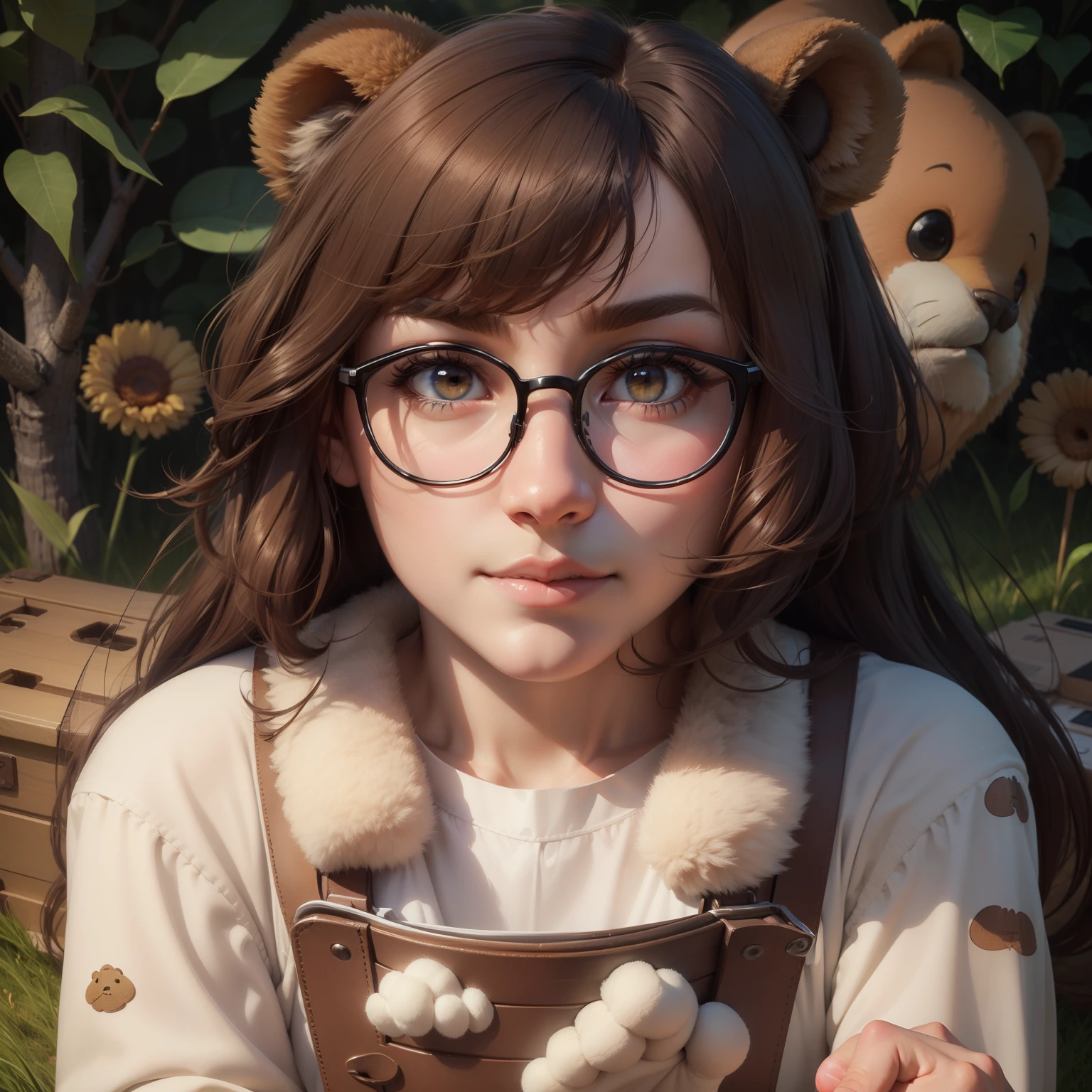 (On parchment paper, Sheet Characteristics), A full body shot, with the image of a large cartoon brown bear, Dressed in fishing boots, Perch caught in paws, Next to it is a box with fishing gear, On a summer day in a meadow a bucket of fish,, Character sheet of old parchment paper with 24K resolution, high detail, photo realism, Realistic sketch, Rough sketch, mix of bold dark lines and loose lines, bold lines, humanoid, centered, Focus on character, Big Fish Fluffy Bear Paws, Рафф Баттл носит Visage Dusty Cute.