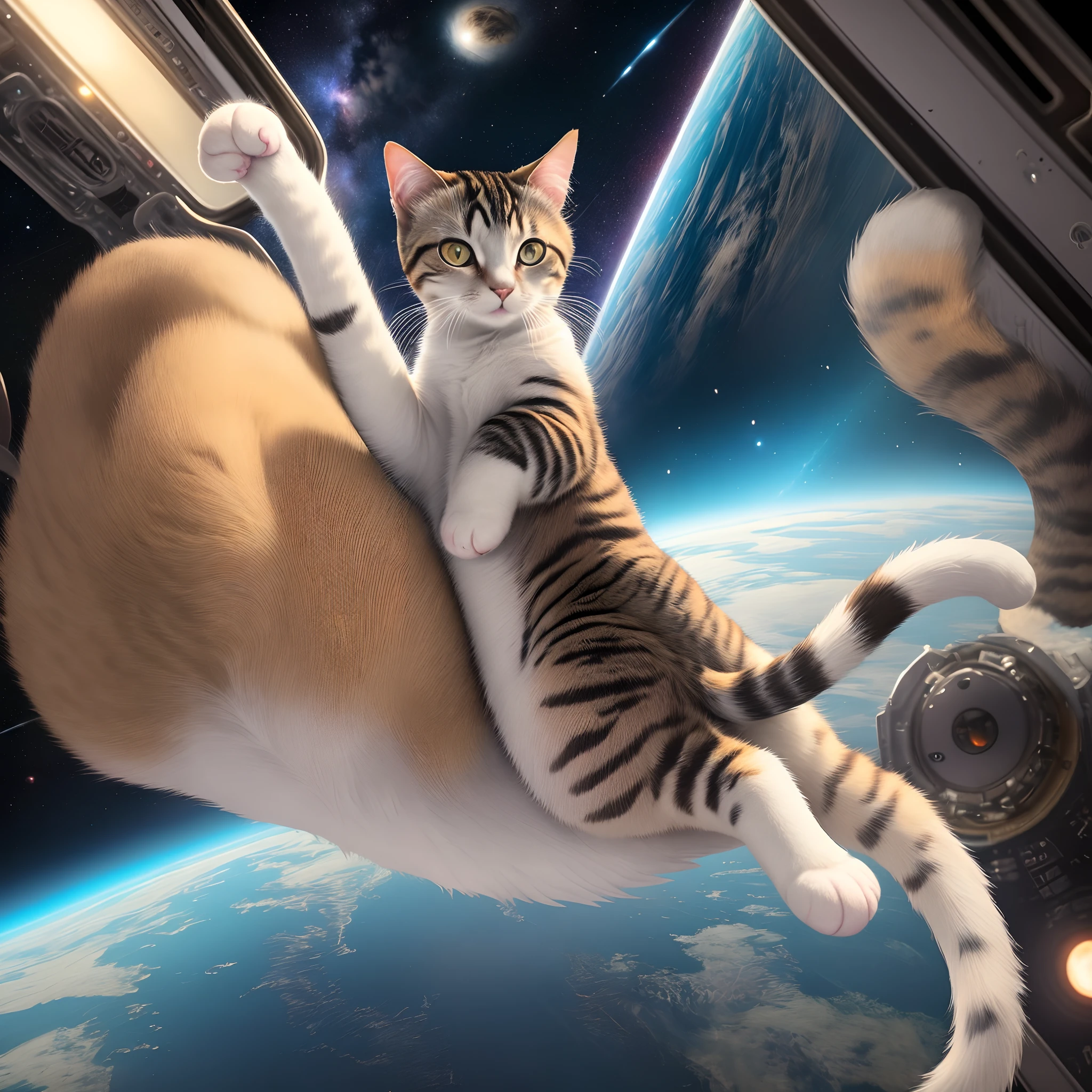 Cat in space