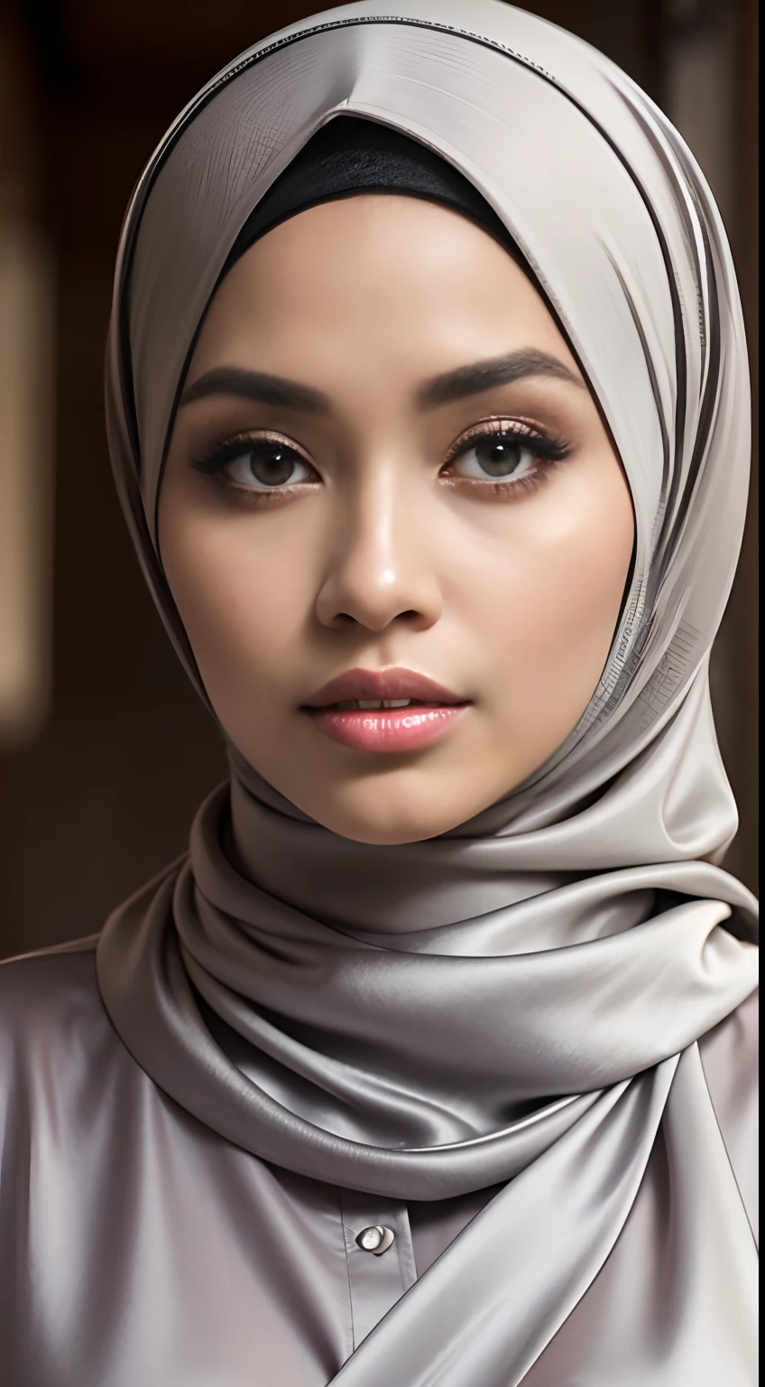 Stripper, nude , javanese, (((hijabi))), cleavage, reflection light, chiaroscuro, depth of field, cinematic lighting, ray tracing, Sony FE GM, UHD, super detail, masterpiece, textured skin, high details, best quality, award winning,3D,hdr(HighDynamicRange),Ray tracing,NVIDIA RTX,Hyper-Resolution,Unreal 5,Subsurface scattering、PBR Texture、post-proces、Anisotropy Filtering、depth of fields、maximum definition and sharpness、Many-Layer Textures、Albedo e mapas Speculares、Surface coloring、Accurate simulation octane rendering of light-material interactions、Two-colored light、largeaperture、Low ISO、White balance、the rule of thirds、8K raw data