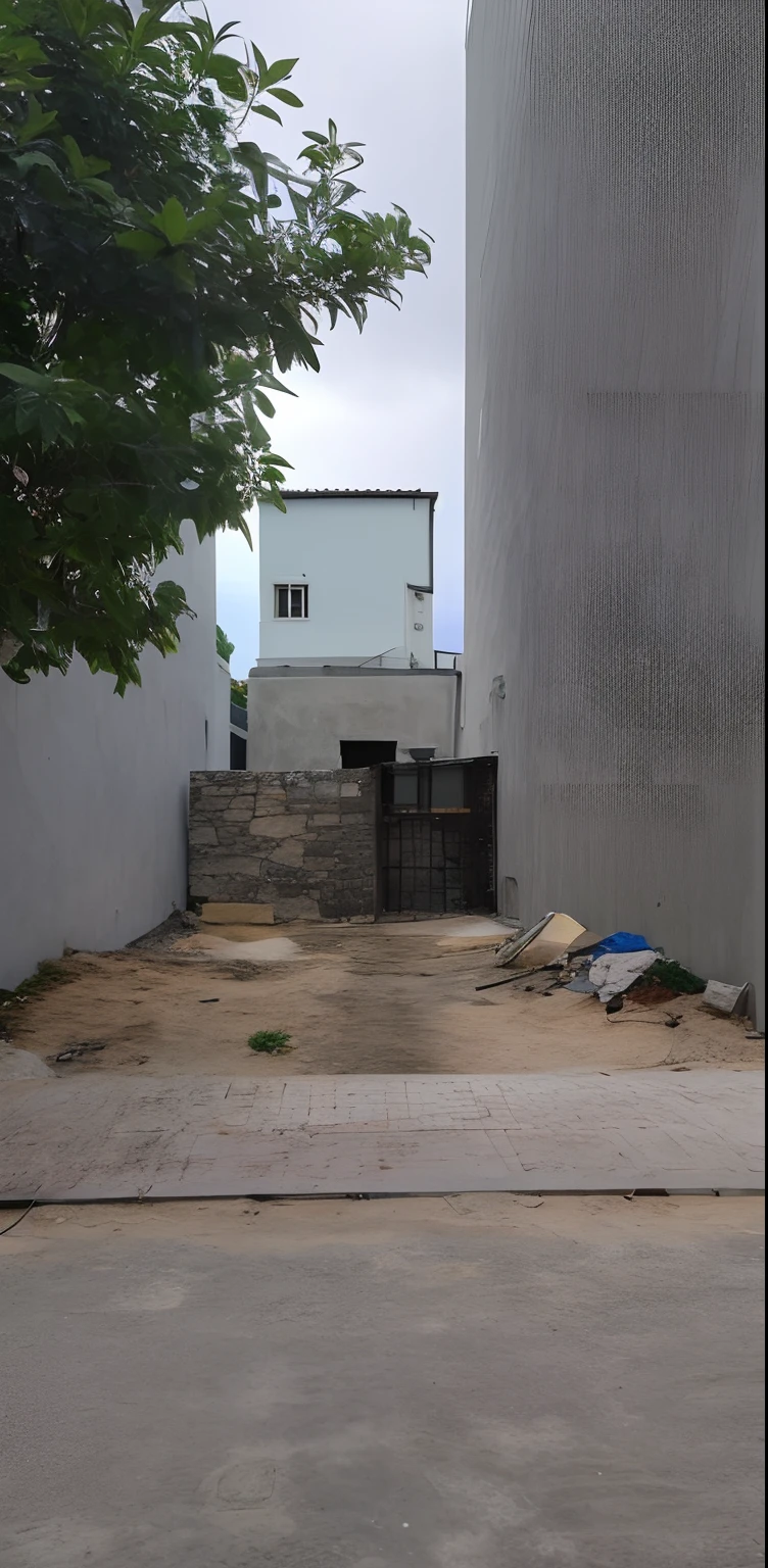 there is the house with 3 floor, classic style, wide door, wide window