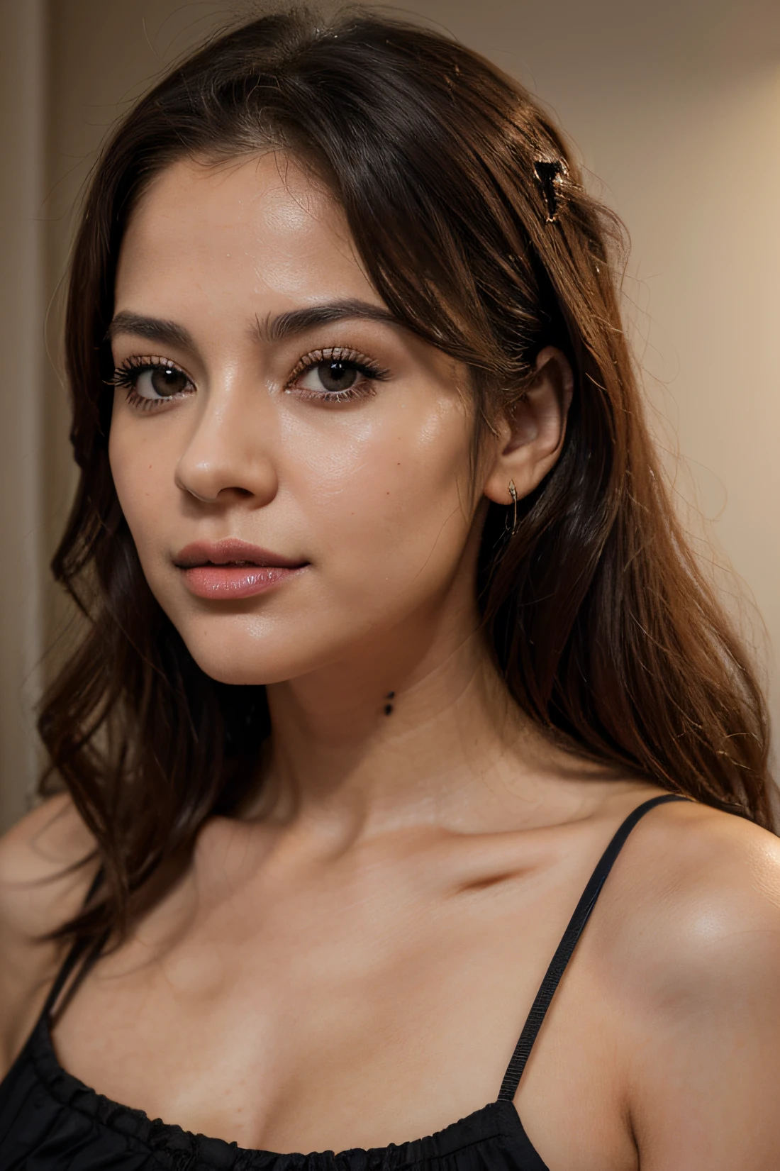 foto de labios de mujer que muestre un antes y despues de un relleno de labios en una clinica , chica hermosa, imagen hiperealista en 4k