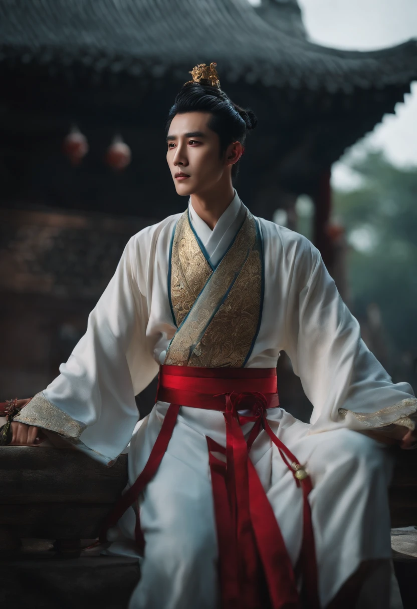 I hope so, we have to restrain your wrists and legs.
- No, I don't want you to arrest him, that's too torturous. - Begged Xiao Zhan the Priest.