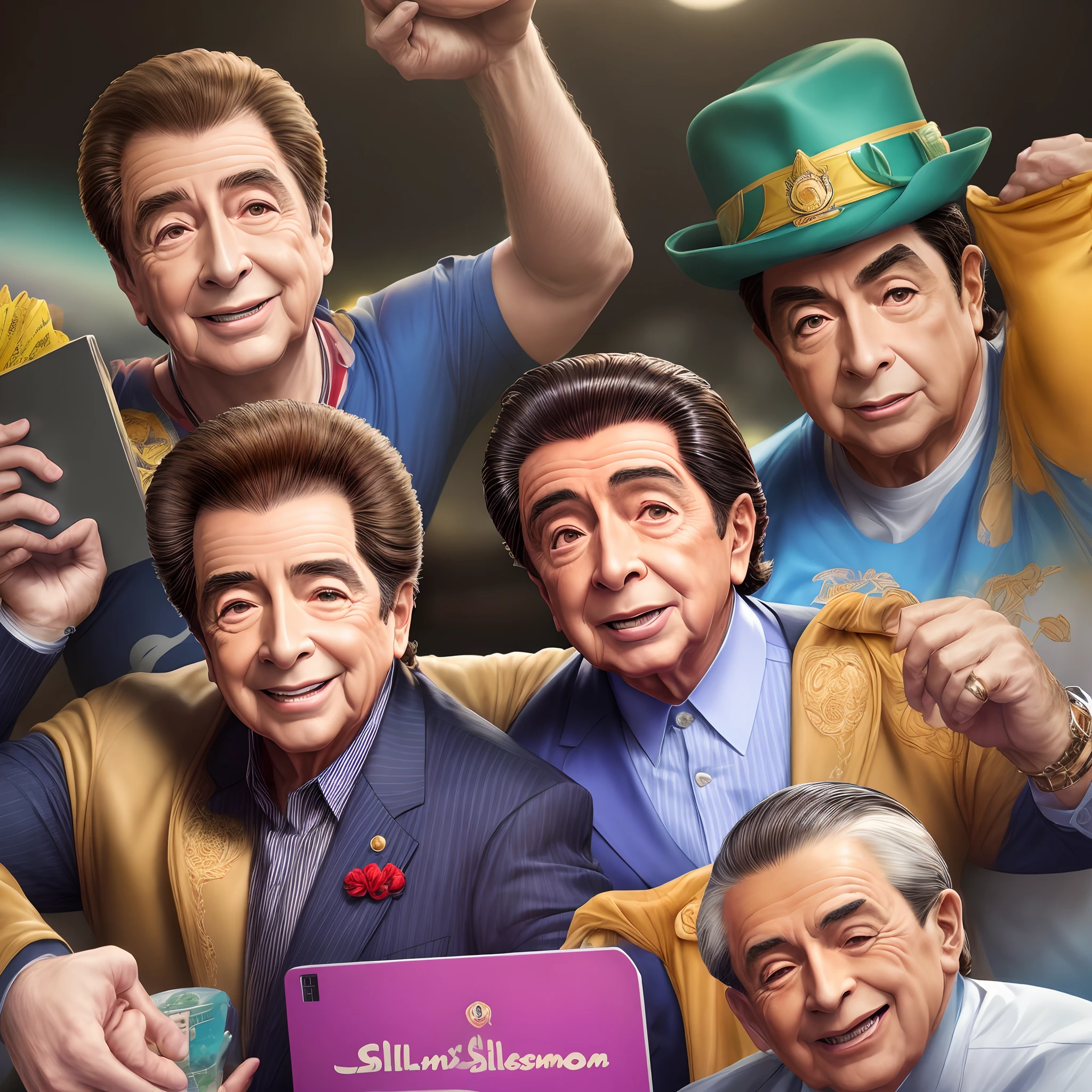 Desenhe o silvio santos caindo