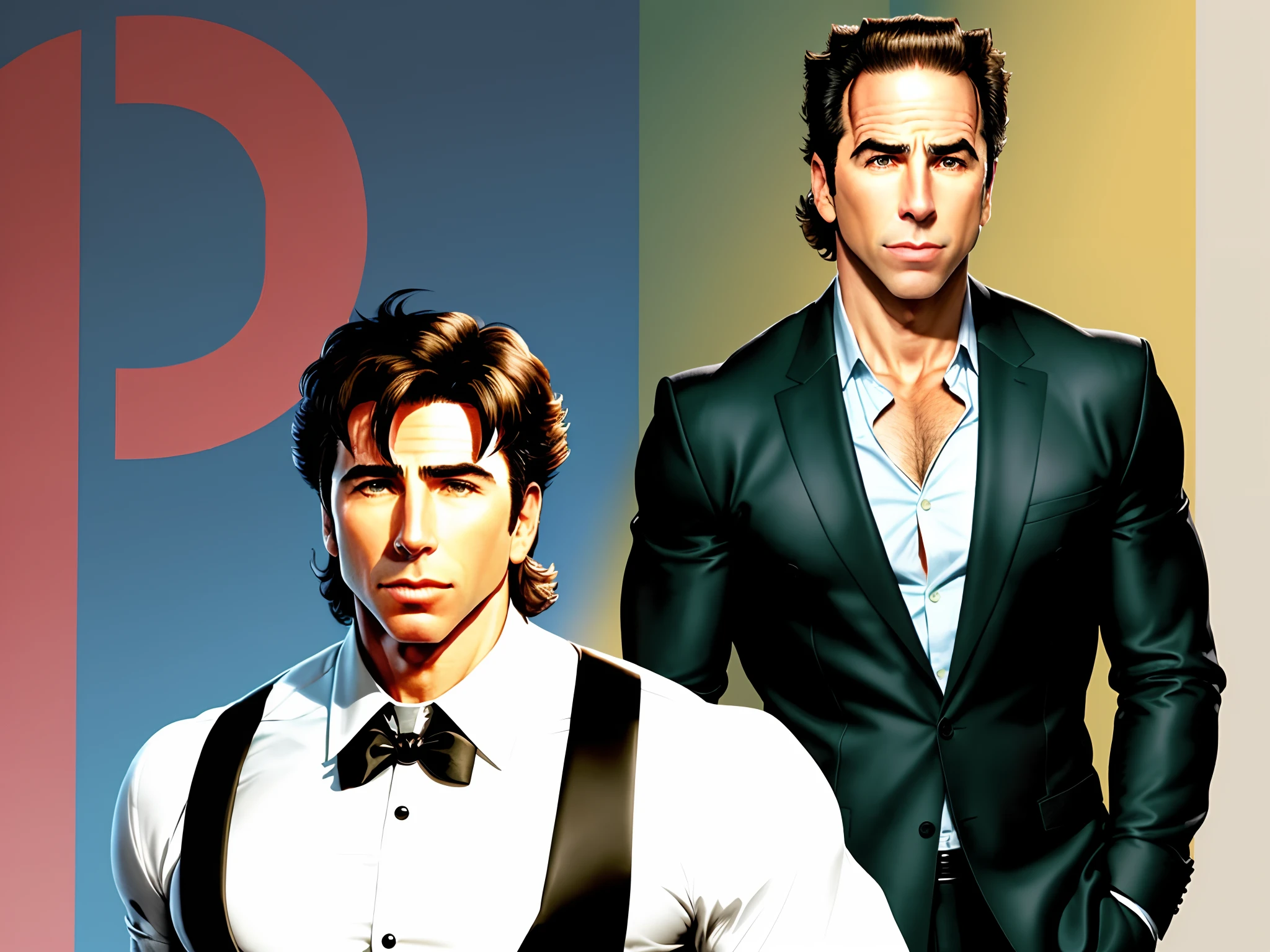 A man who’s face is half jerry Seinfeld and half John travolta