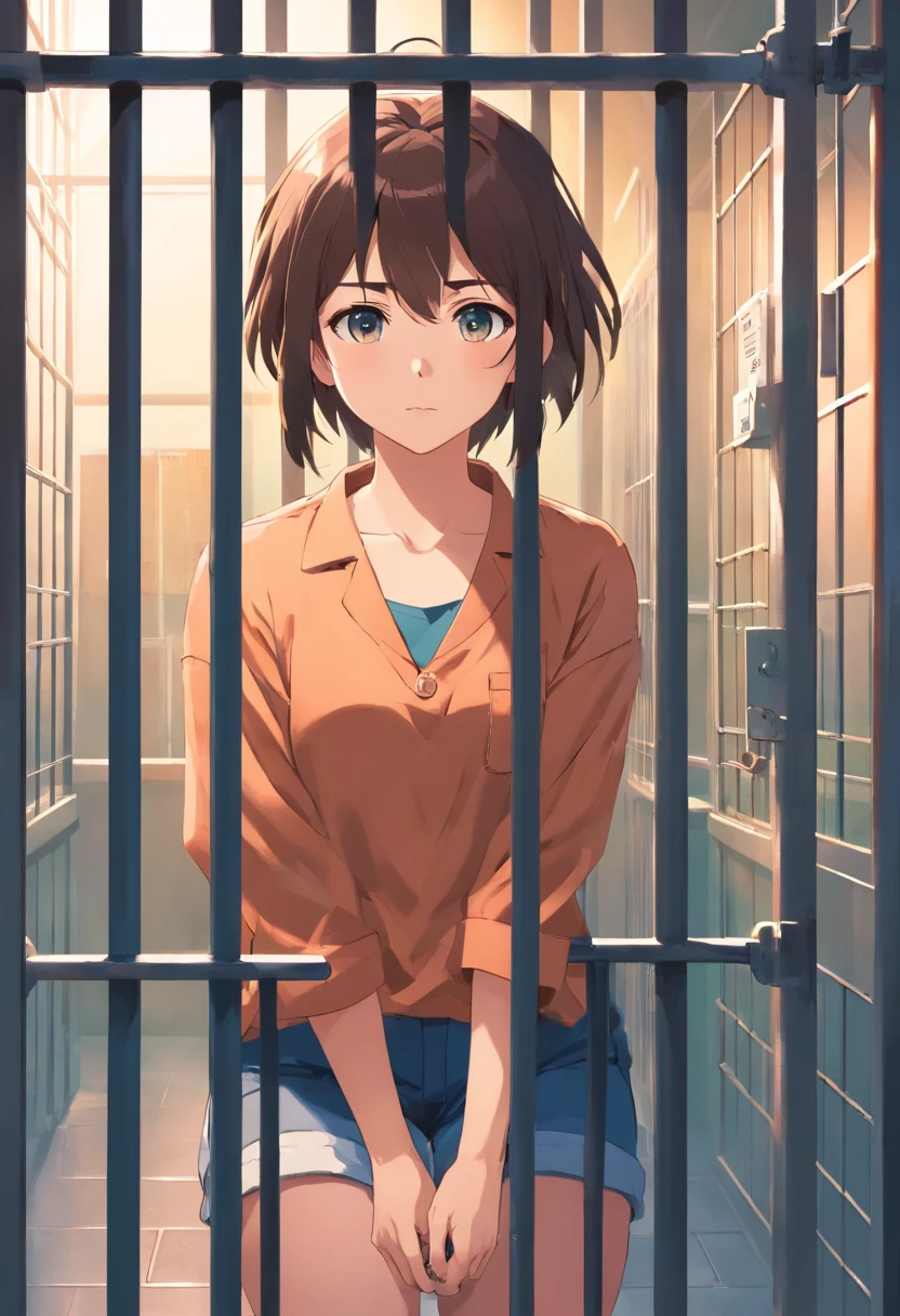 mtu,mugshot, view the viewer, Behind bars, prisoner, Handcuffs, Chained, jail cell, lock