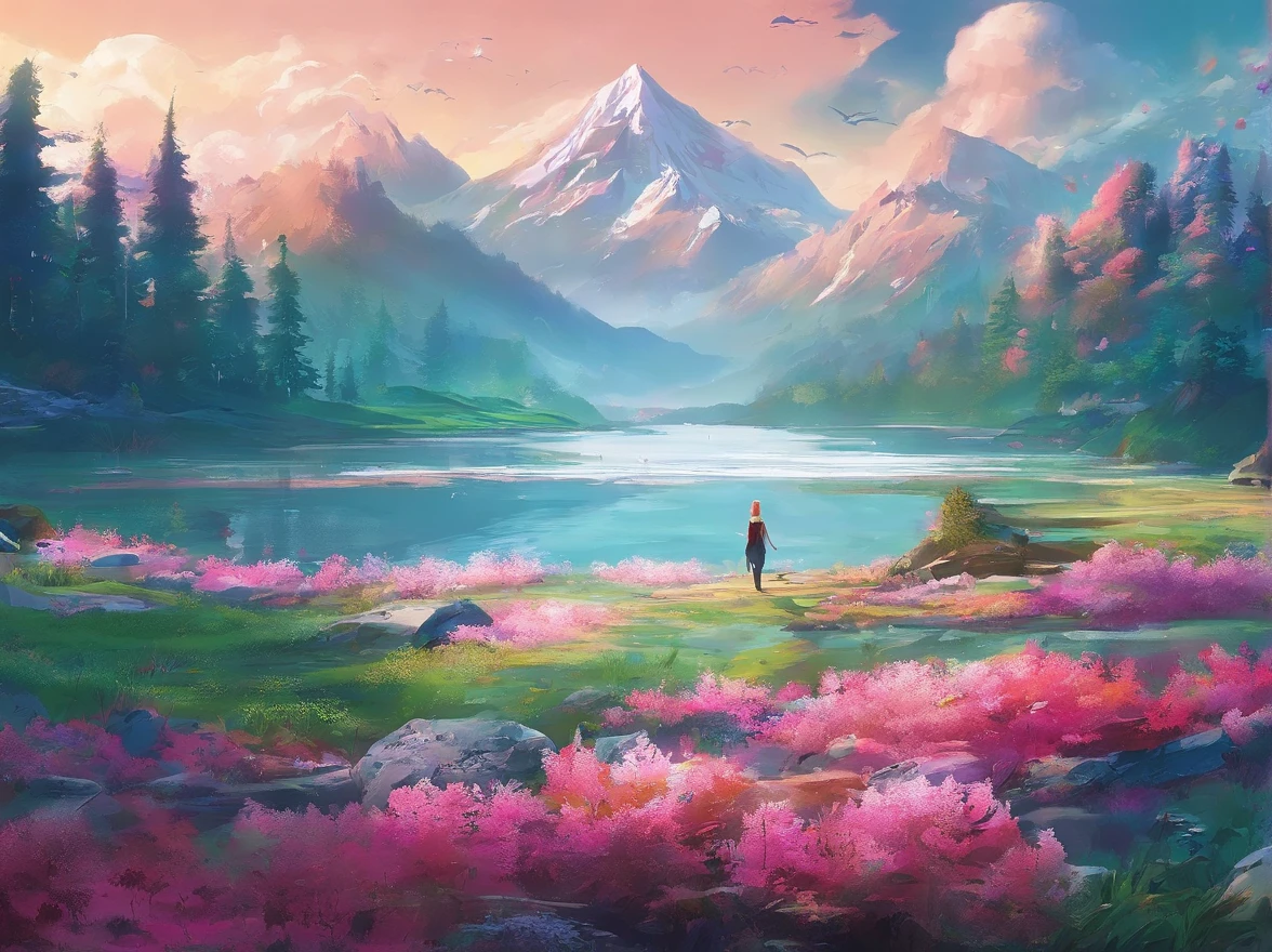Sylvania is made up of diverse terrain.、Majestic mountain々、Rich forests、Crystal clear lake、And it includes an area with vast steppes。A beautiful lake is located in the center of the country.、Colorful vegetation spreads around it。This country has four distinct seasons.、Snowy scenery in winter、Summer is characterized by refreshing greenery。