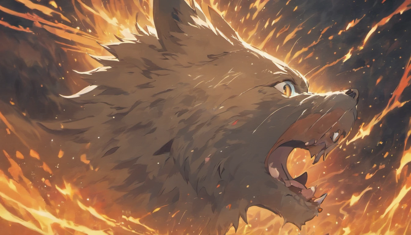 Wolf howling