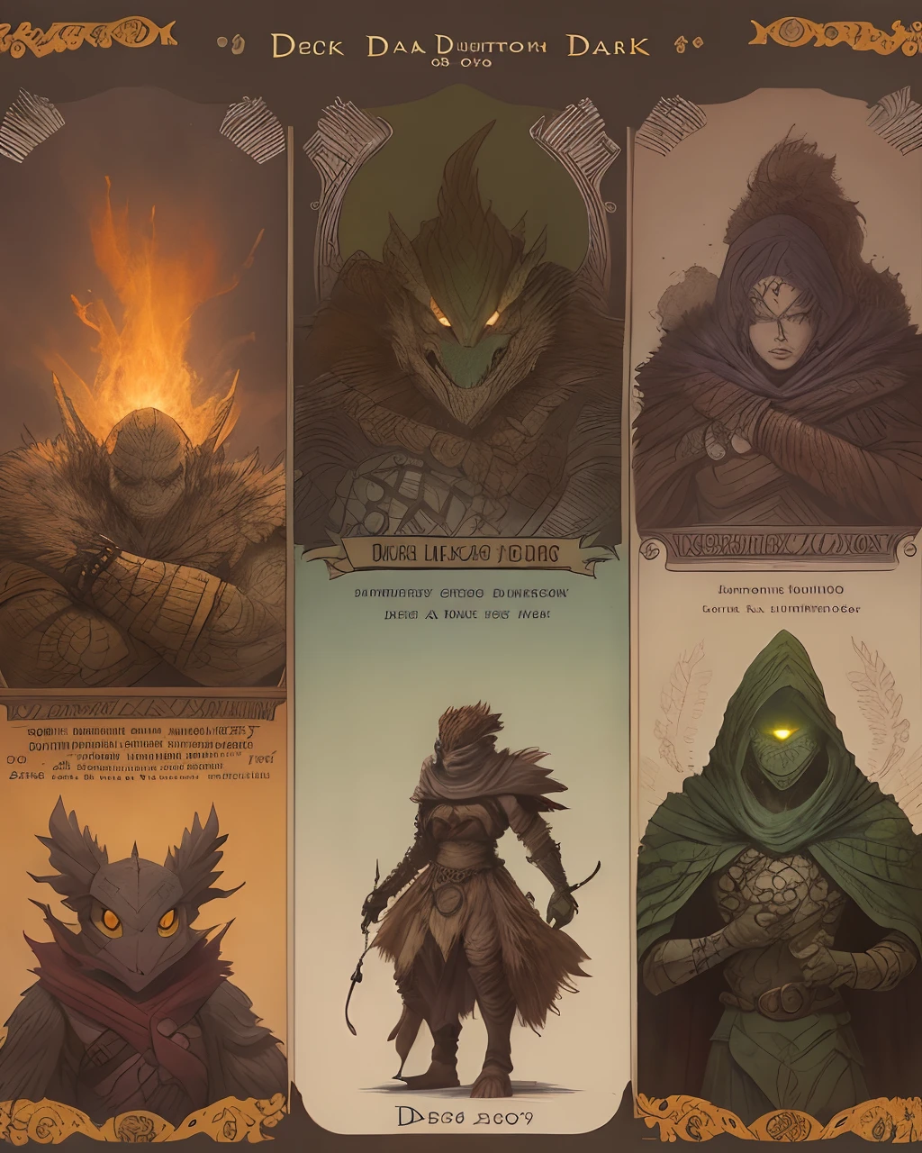 1970’s dark fantasy book cover paper art dungeons and dragons style Digimon