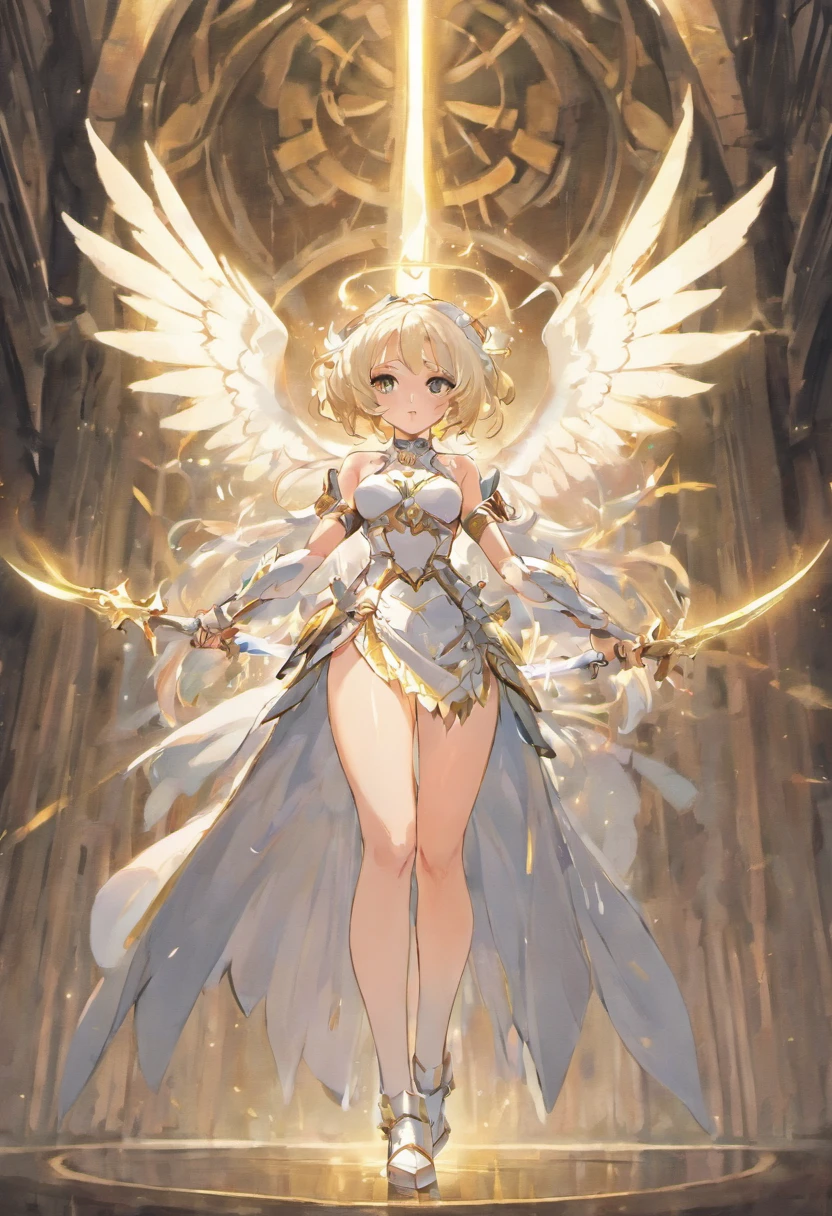 standing split,hand on cortch,torn_thighhighs,Open mouth indicating flustered,,china dress,revealing clothes,See-through vest,suspender skirt,seamed legwear,platform boots,breast curtains,,underboob,unbuttoned clothes,thigh strap,hair stick,Wings with sun gears,