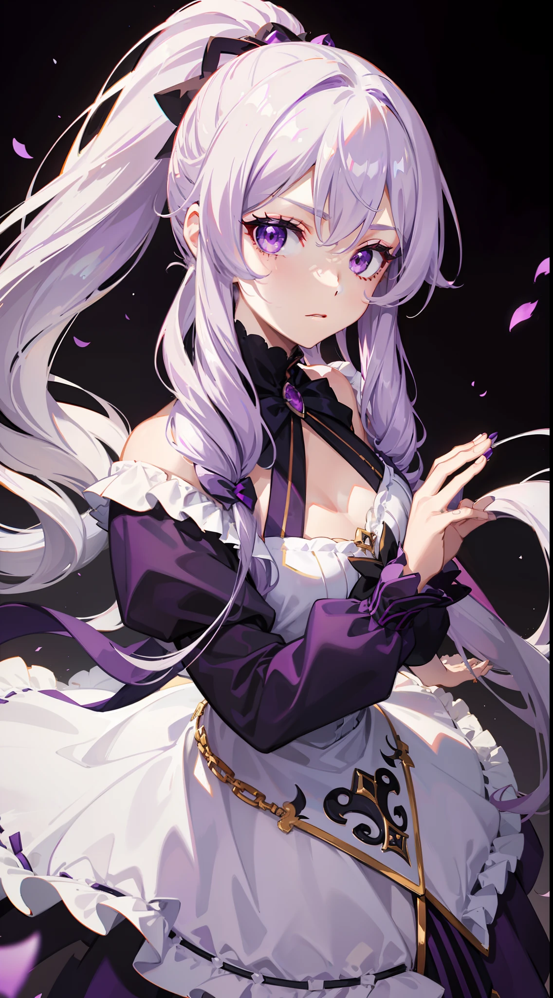 hiquality, 詳細な目, High eye quality, Mesmerizing effect, Both hands are hidden behind the back