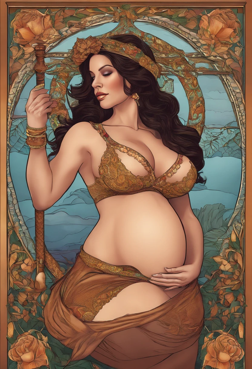 girl, pregnant, big boobs, stockings, fucked