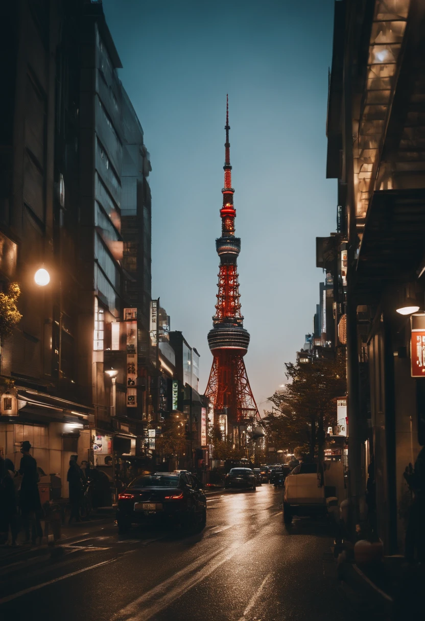 Futuristic cities、kosmos、spaceships、Huge city、Futuristic City Tokyo、Tokyo Tower、Tokyo Skytree、Tokyo 100 Years Later、Megalopolis Tokyo