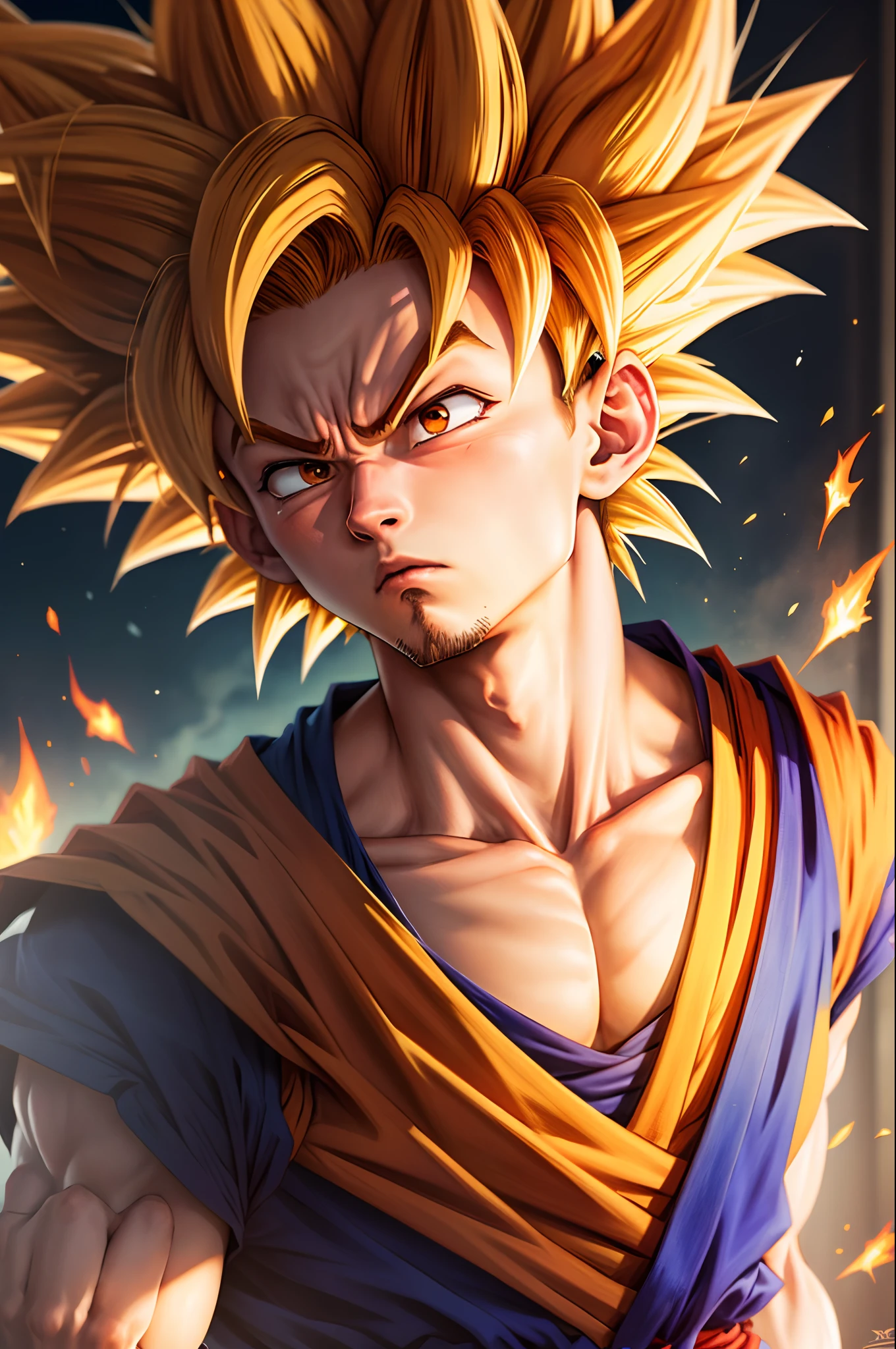 Sad goku