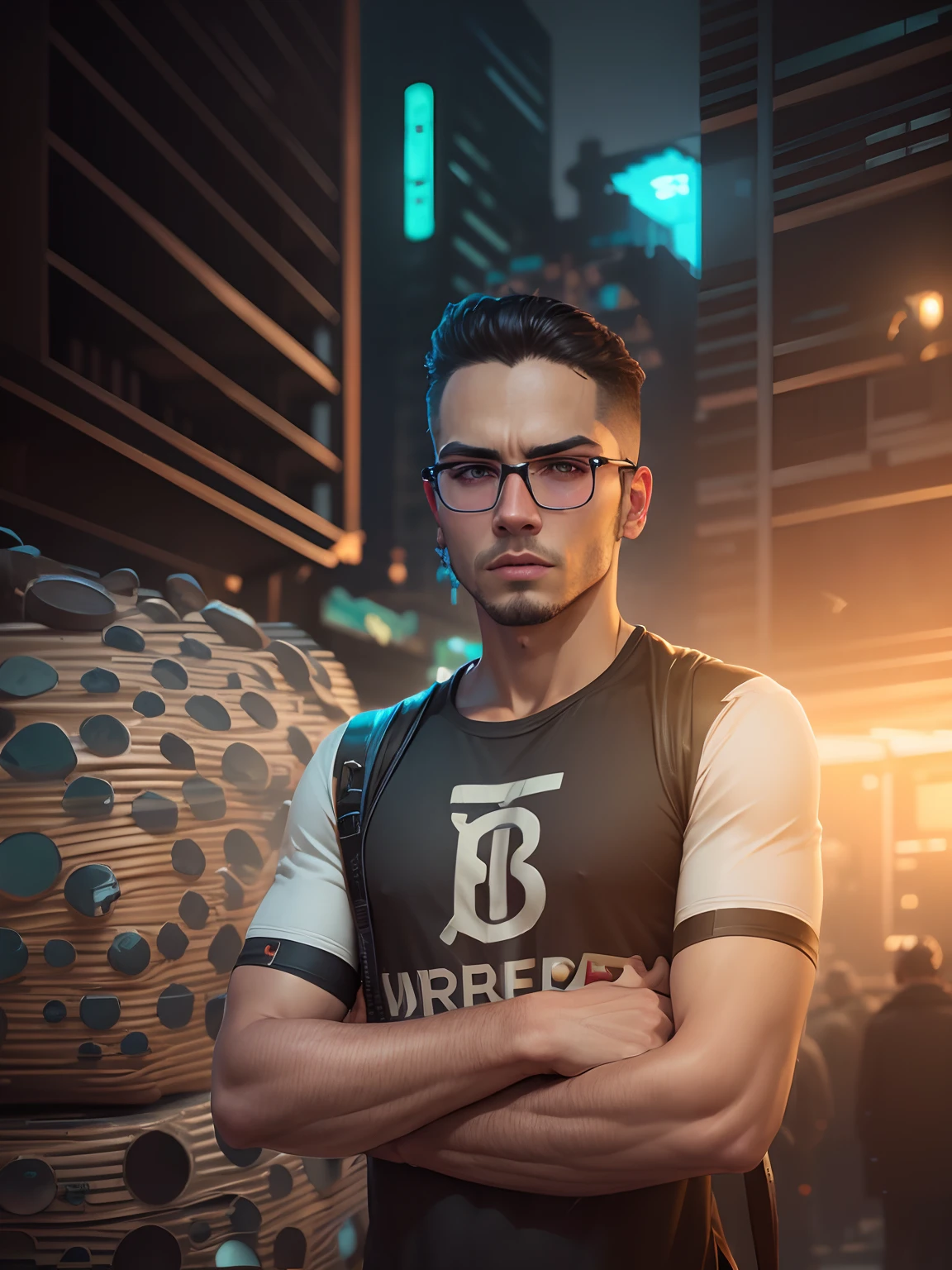 Change background cyberpunk handsome boy, realistic face,8k, ultra realistic