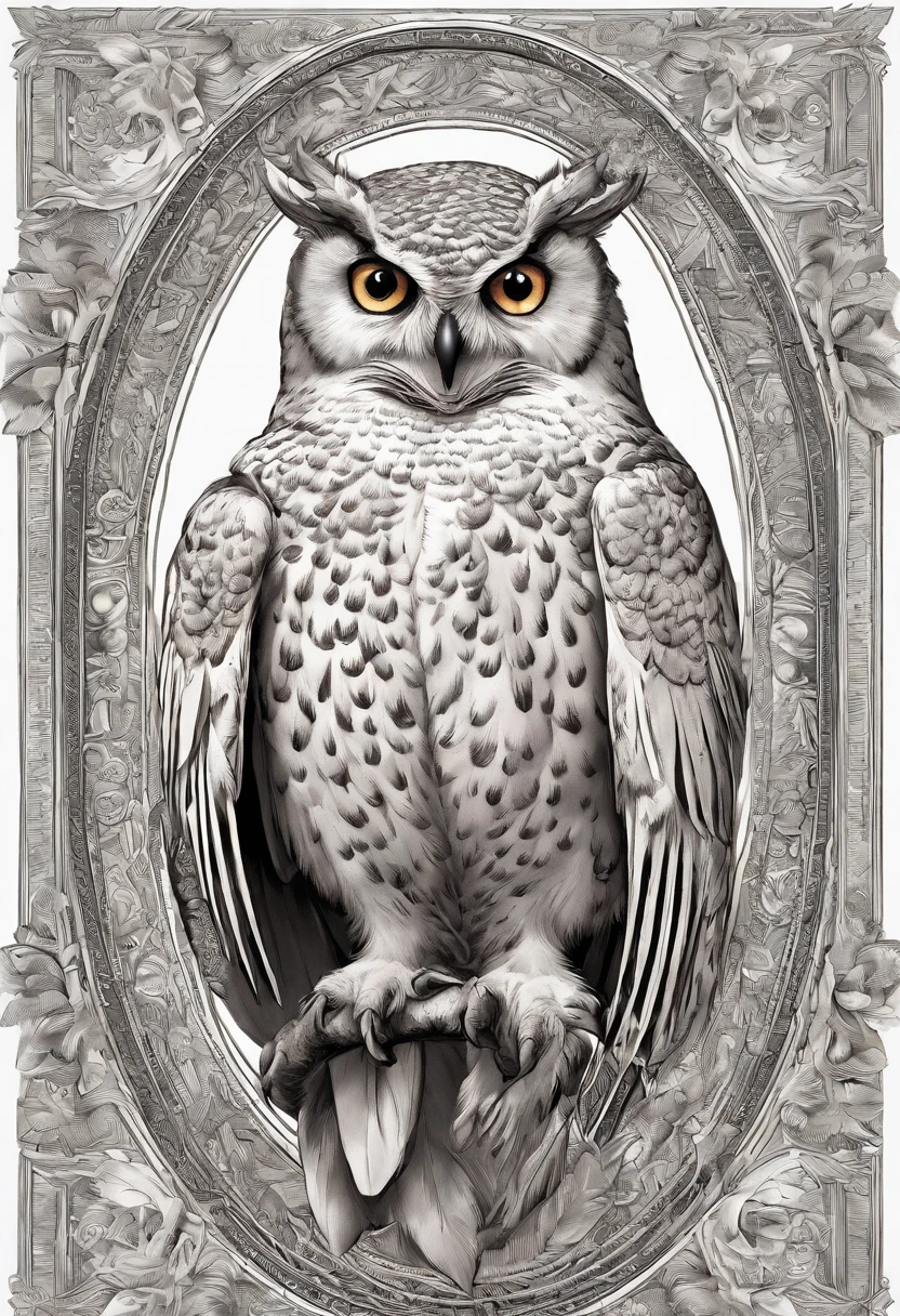 (An all-white owl standing on a person's shoulder for close-up),(Hooters:1.37),(Stand on Athena's shoulders),(Stand on the shoulder:1.37) The owl's face is round, largeeyes, very large eyes, short, Curved beak, short, Dense all-white feathers, Thick claws, It has various patterns on its plumage. It is a unique and beautiful creature,The wonders and wisdom of nature are showcased , (atenea:0.8),The eyes of the goddess were bright and large, Charming and majestic, Her facial contours are elegant and refined, The Greek nose is straight, Her hair is blonde or dark, Long and smooth, And her mouth is often pursed tightly, Show her determination and determination. Her skin is fair and flawless, ivory skin, Dignified and beautiful, Wear yours with a delicately embroidered dress, Wear a helmet crown in battle, In his right hand he holds a spear, In his left hand, He held a golden tassel in his hand, The image of Egis is characterized by a shining golden light, He wore an olive branch on his head, Close-up of a symbol of peace, Close-up, Sony FE GM, surrealism, suprerralistic, hyper HD, Masterpiece, ccurate, Textured skin, Super detail, High details, High quality, Award-Awarded, optimum