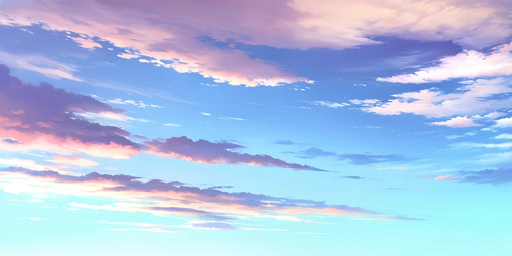 pastel sky, dreamy sky, fluffy pastel clouds, realistic sky, clouds mystic hue, iridescent clouds, sky gradient, dreamy clouds, pastel sunset, fantasy puffy sky, soft digital painting, low detailed. digital painting, soft clouds, surreal sky, smooth. digital painting, iridescent sky, colorful clouds