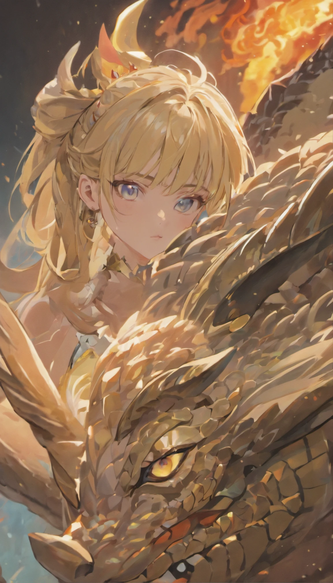 (best quality,4k,8k,highres,masterpiece:1.2),ultra-detailed,(realistic,photorealistic,photo-realistic:1.37),portrait,dragon,girl,female,Disney Pixar style,3D,highly detailed,vivid colors,frontal view,full body,anime
In this prompt, the main subject is a portrait of a woman riding on a dragon. The woman should have beautiful detailed eyes, detailed lips, and an extremely detailed face. She should be depicted in a frontal view, with a realistic yet anime-like style. The portrait should have a Disney Pixar art style, resembling characters from their movies. The dragon should be in a 3D rendered style, with a highly detailed and photorealistic appearance.
The image should be of the best quality, available in 4k, 8k, or any high-resolution format. It should be considered a masterpiece, with a 1.2x boost in artistic quality. Additionally, the image should have ultra-detailed features and a photorealistic touch, with a 1.37x boost in realism.
To enhance the image, vivid colors should be used, creating a visually striking piece. The dragon and the woman should be portrayed in a realistic yet vibrant color scheme. The setting should highlight the fantasy elements.
Overall, this prompt aims to create an extraordinary portrait of a woman riding on a dragon, combining elements of realism and animation. The image should capture the viewer's attention with its highly detailed depiction, lively colors, and the dynamic interaction between the characters.