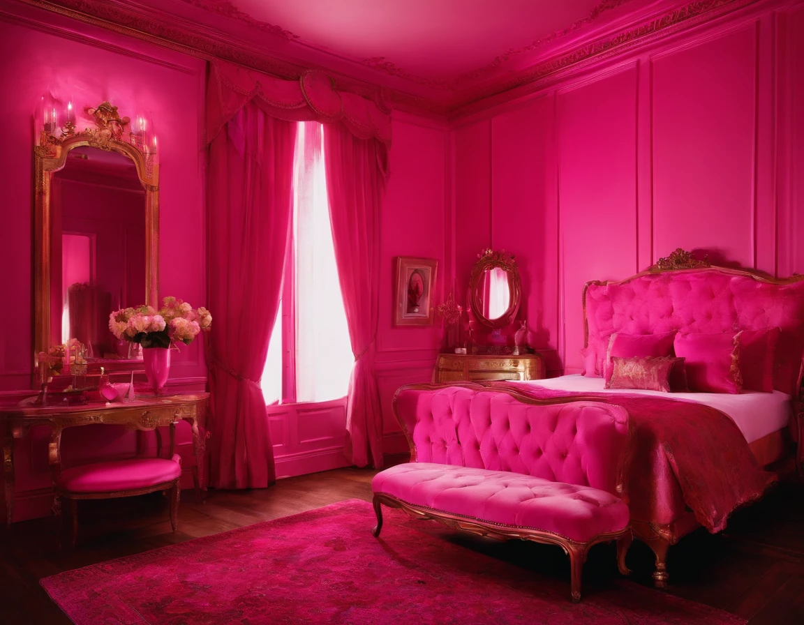 the night，Pink room