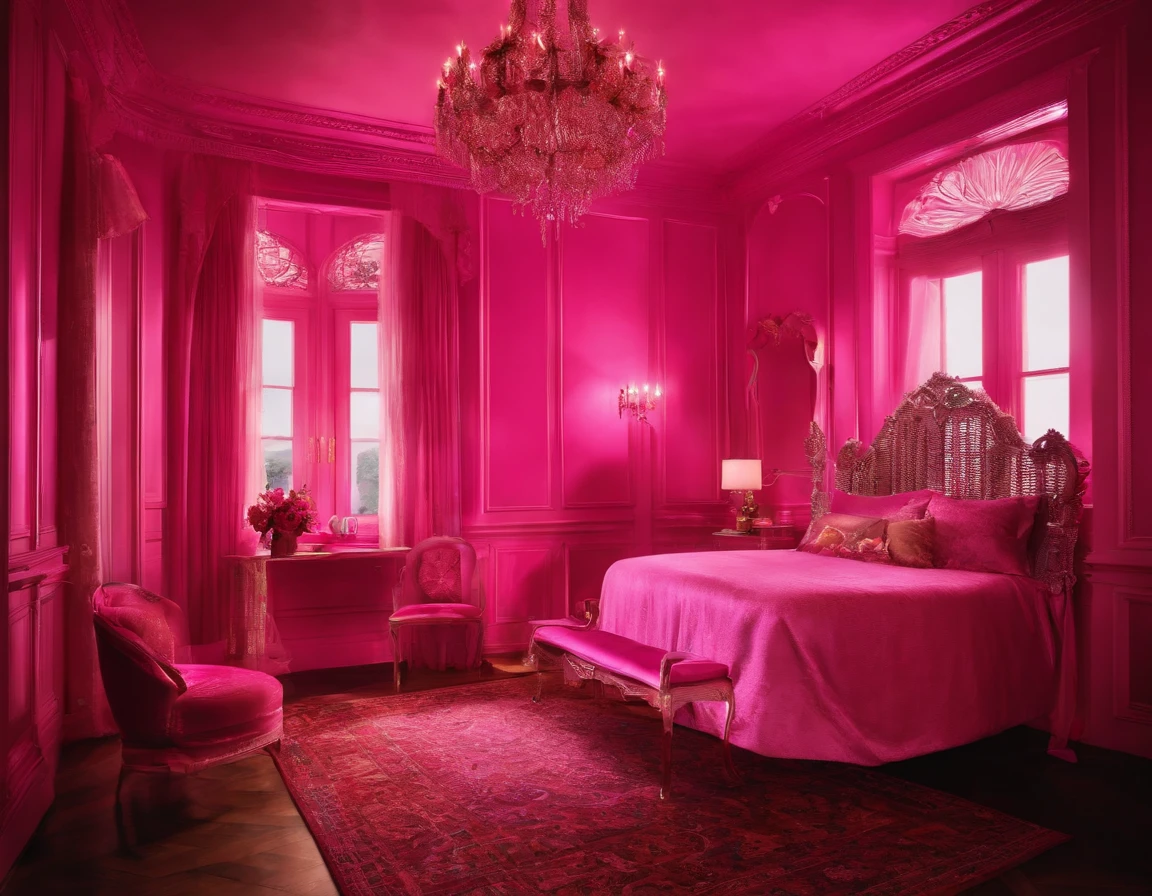 the night，Pink room
