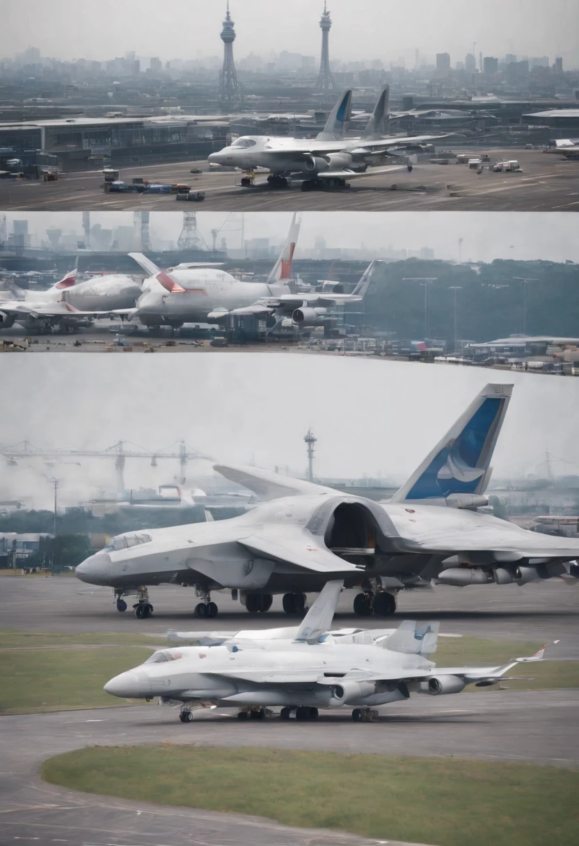 Futuristic cities、kosmos、spaceships、Spaceship Base、Spacecraft Airfield、Huge city、Futuristic City Tokyo、Tokyo 100 Years Later、Megalopolis Tokyo、Haneda Airport、