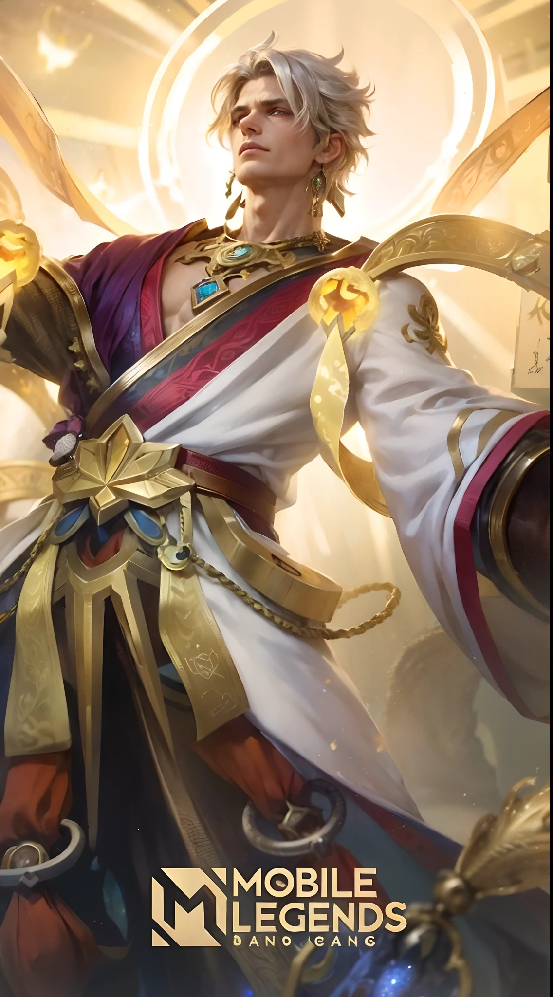 (Intricate Details, Masterpiece, Best Quality, High Resolution, 8k), (1man), (male:1.2), mature, dandy face, finely detailed eyes and face, toned body, masculine appeal, commanding presence, hot stud, bulging biceps and triceps, well-developed quadriceps and hamstrings, light skin, burgundy straight layered bangs hair, aquamarine eyes,  ornate details,  portrait, solo, half shot, looking down, detailed background, detailed face, (cogpunkai, cogpunk theme:1.1),  tech-mage,   [magic|technology], melding of spellcraft and advanced technology,  intricate [spellcasting clothes|mechanical gear], gear shaped glyphs,  ancient crystals,  [gears|ancient spell],  floating particles,  [innovative|enchanting] aura, high tech vehicle in background,   , finely detailed background, Depth of Field, VFX, young man and handsome
