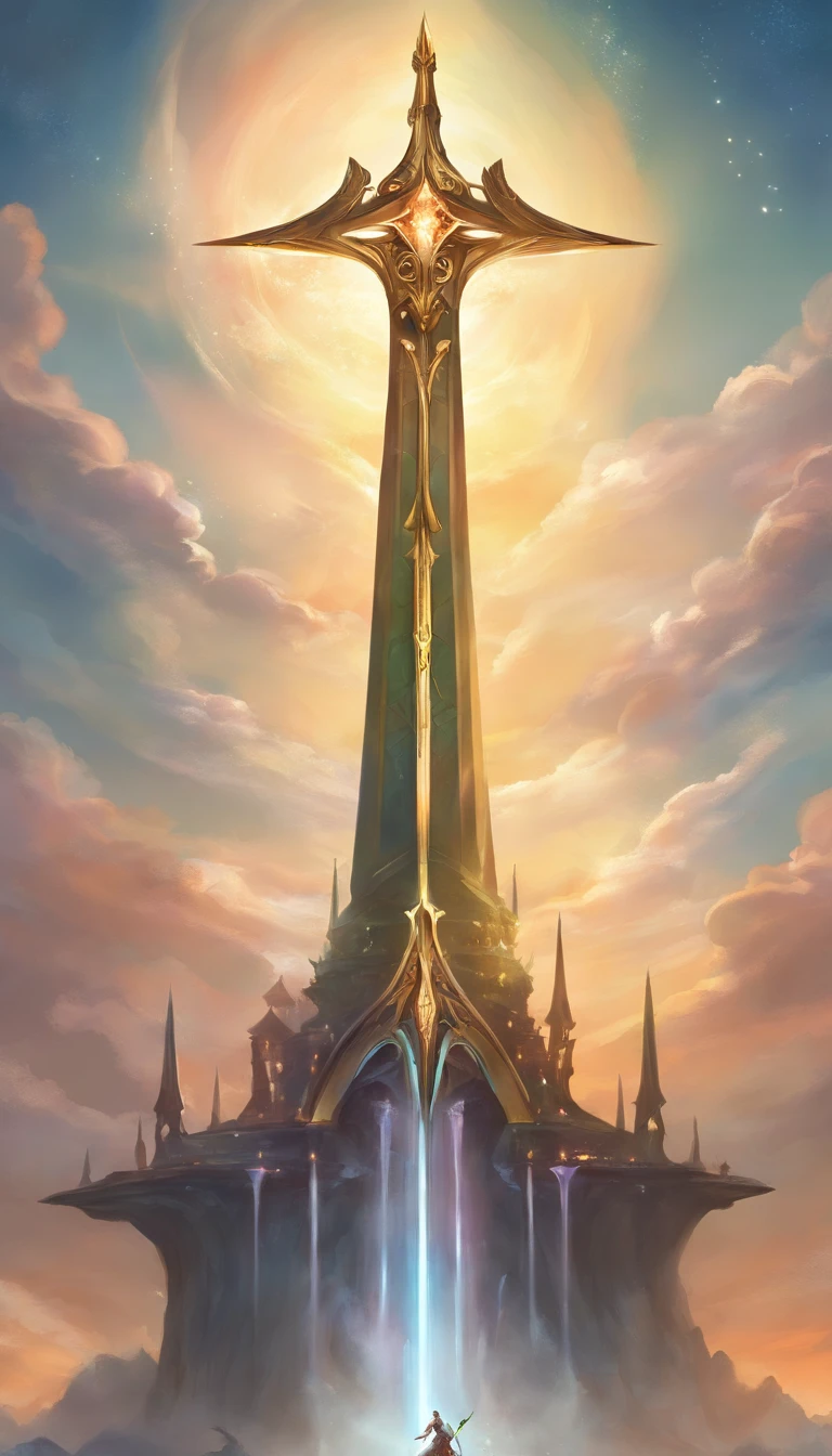 A large, Powerful, Legendary Master Sword of the Universe