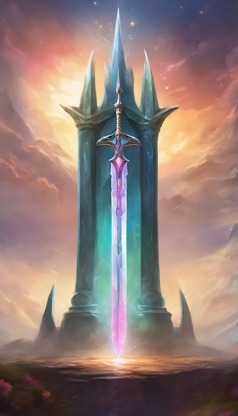 A large, Powerful, Legendary Master Sword of the Universe