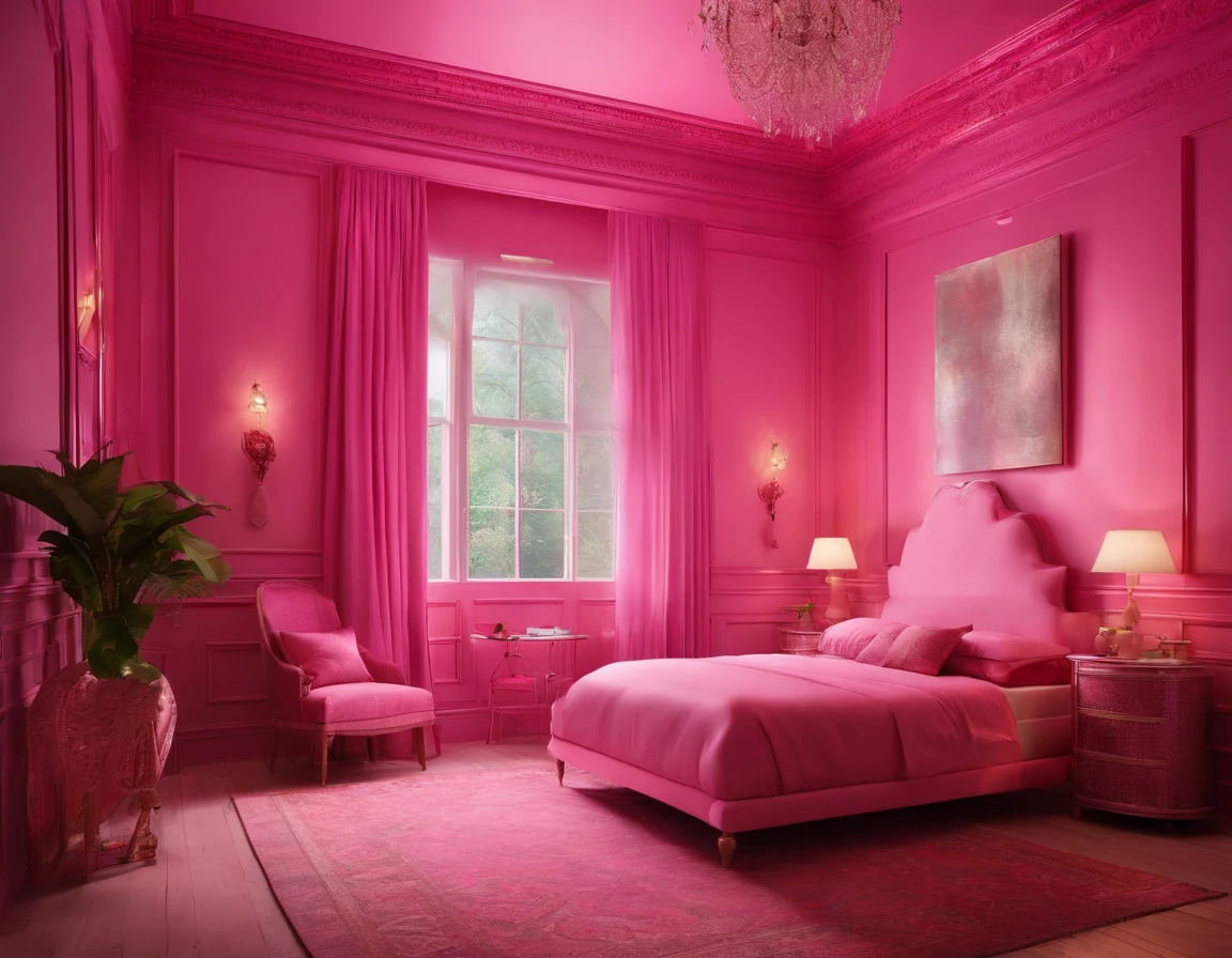 the night，Pink room