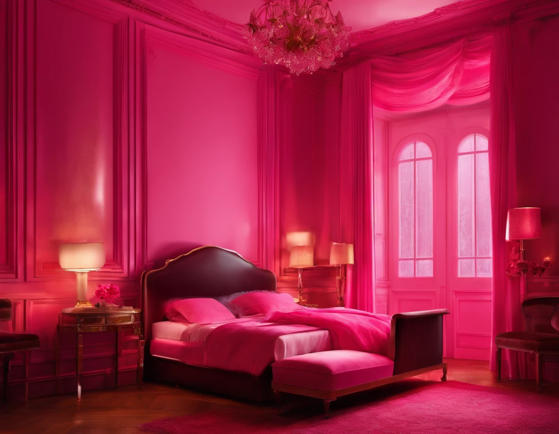 the night，Pink room