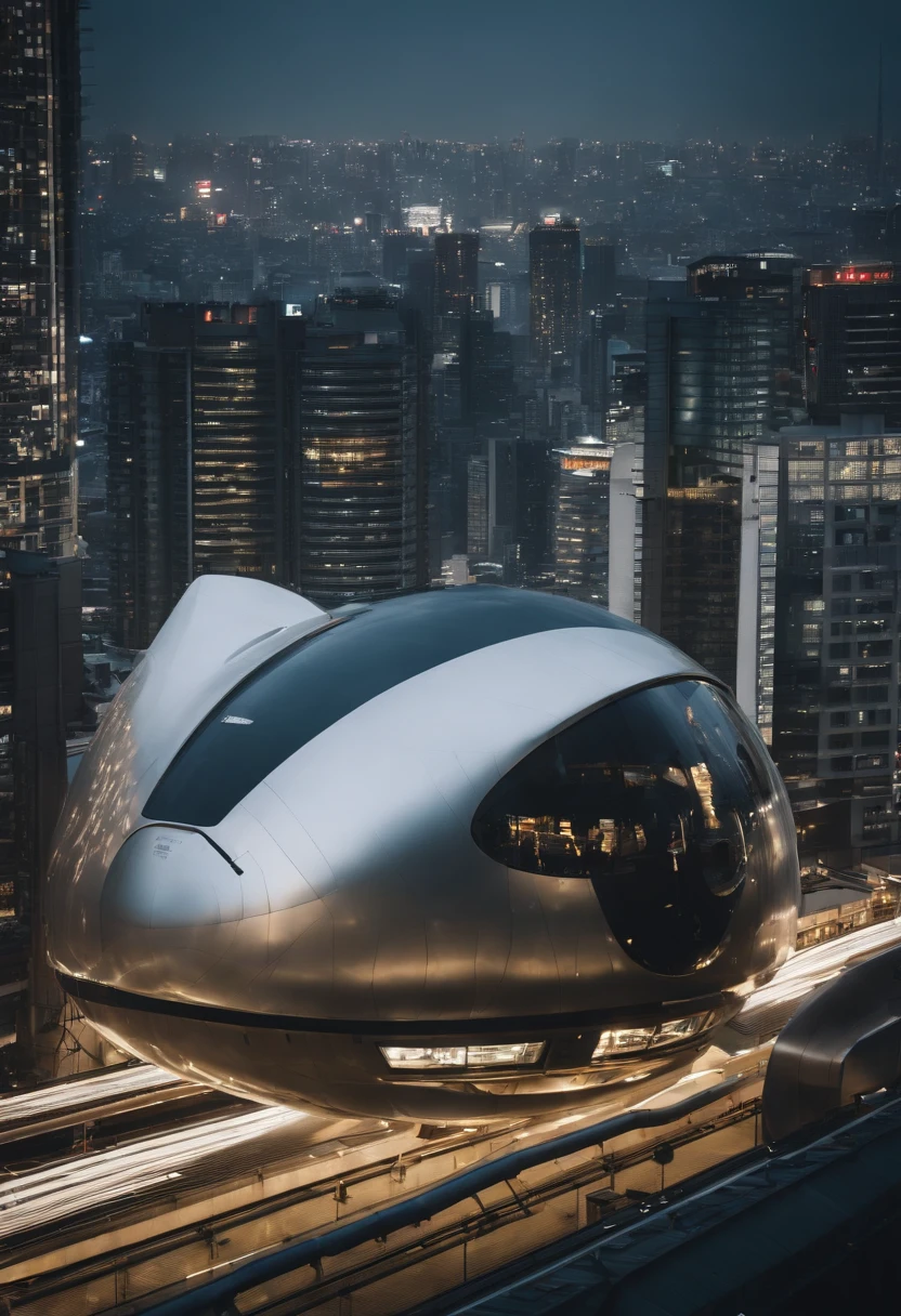 Futuristic cities、kosmos、spaceships、Spaceship Base、Spacecraft Airfield、Huge city、Futuristic City Tokyo、Tokyo 100 Years Later、Megalopolis Tokyo、Skyscrapers in Nishi-Shinjuku、Huge bird's-eye view of Tokyo、See the big picture