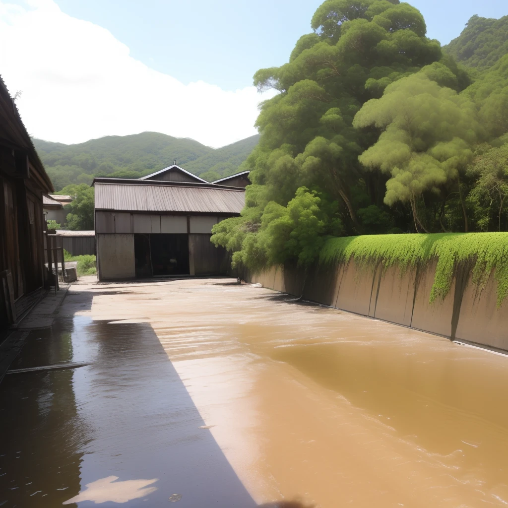 Masuno covered in oil