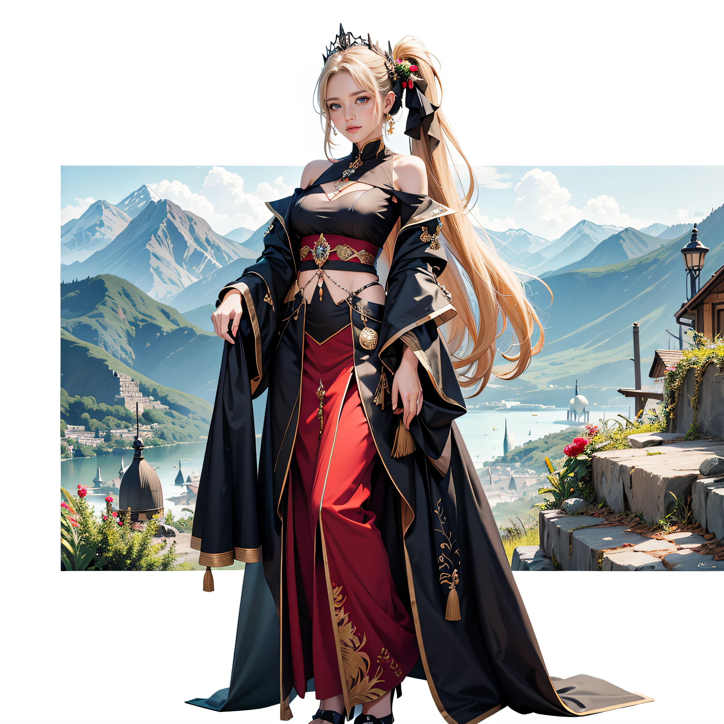fully detailed woman face