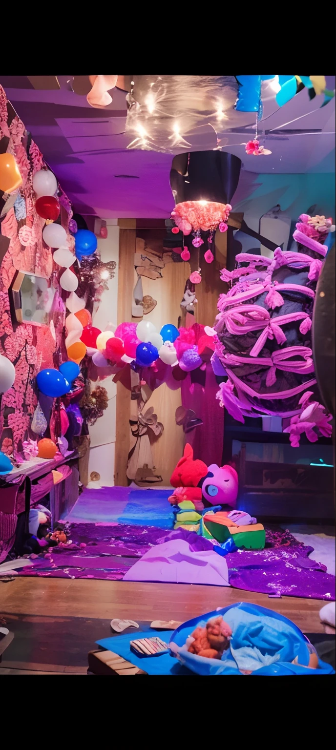 Complete this picture, adjust lighting, add other welcome decoration