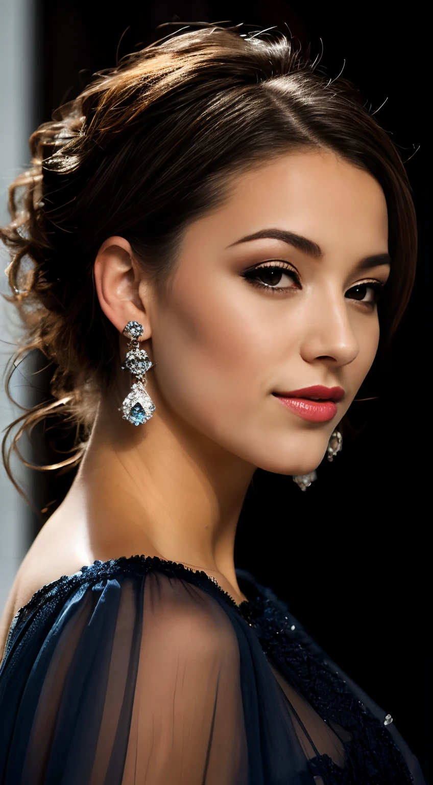 <lora:Zoya_Berber:0.85> kirstie allen jeffrey crockett, in the style of classic glamour, exaggerated facial features, neo-classicist symmetry, amber, post-'70s ego generation, modern jewelry, heatwave (masterpiece:1.5) (photorealistic:1.1) (bokeh) (best quality) (detailed) (intricate) (8k) (HDR) (cinematic lighting) (sharp focus on eyes) (skin texture:1.2)