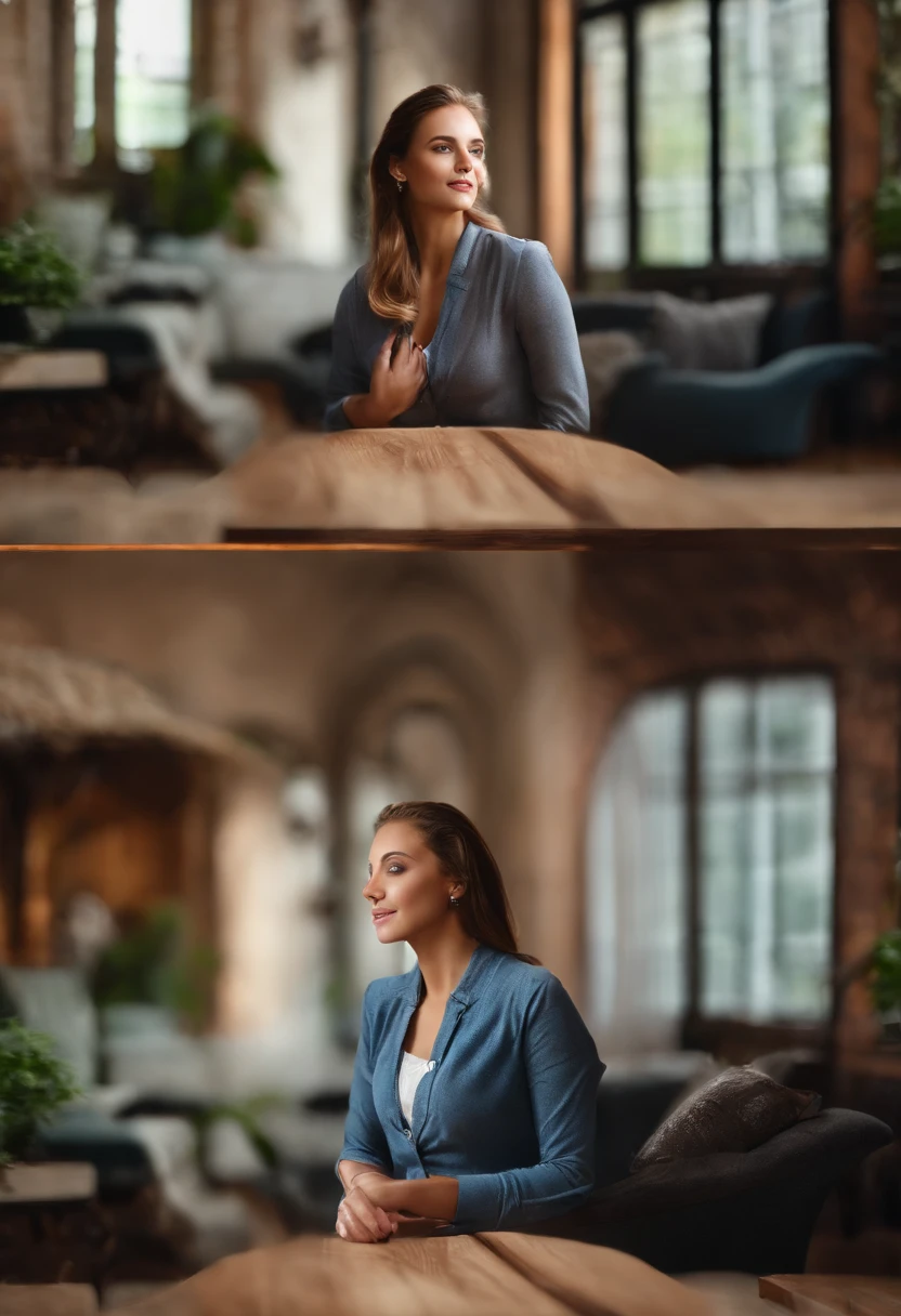 Background remove and change indoor realistic face