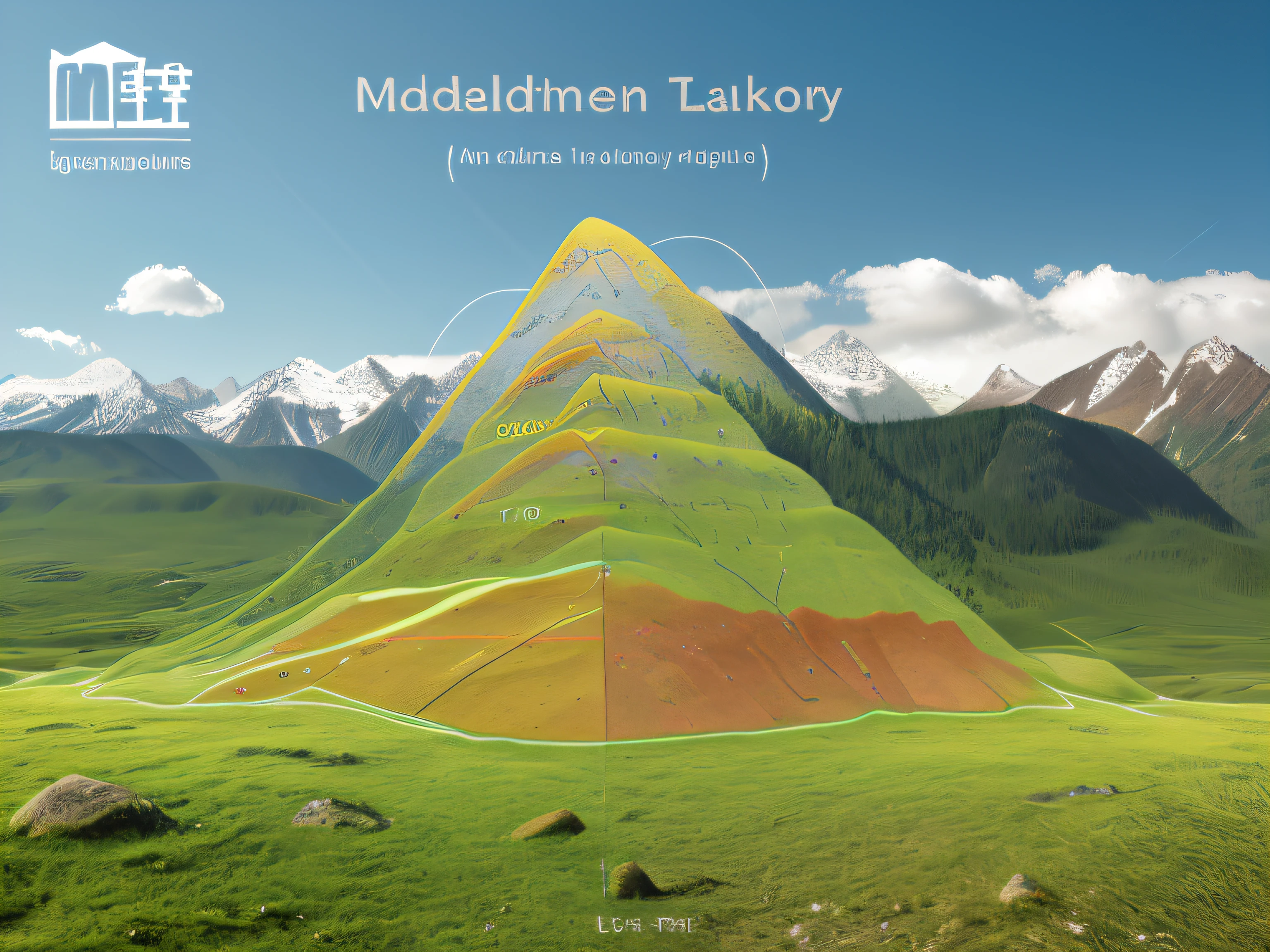 5 Maslow Theory model for 5 layers of mountain