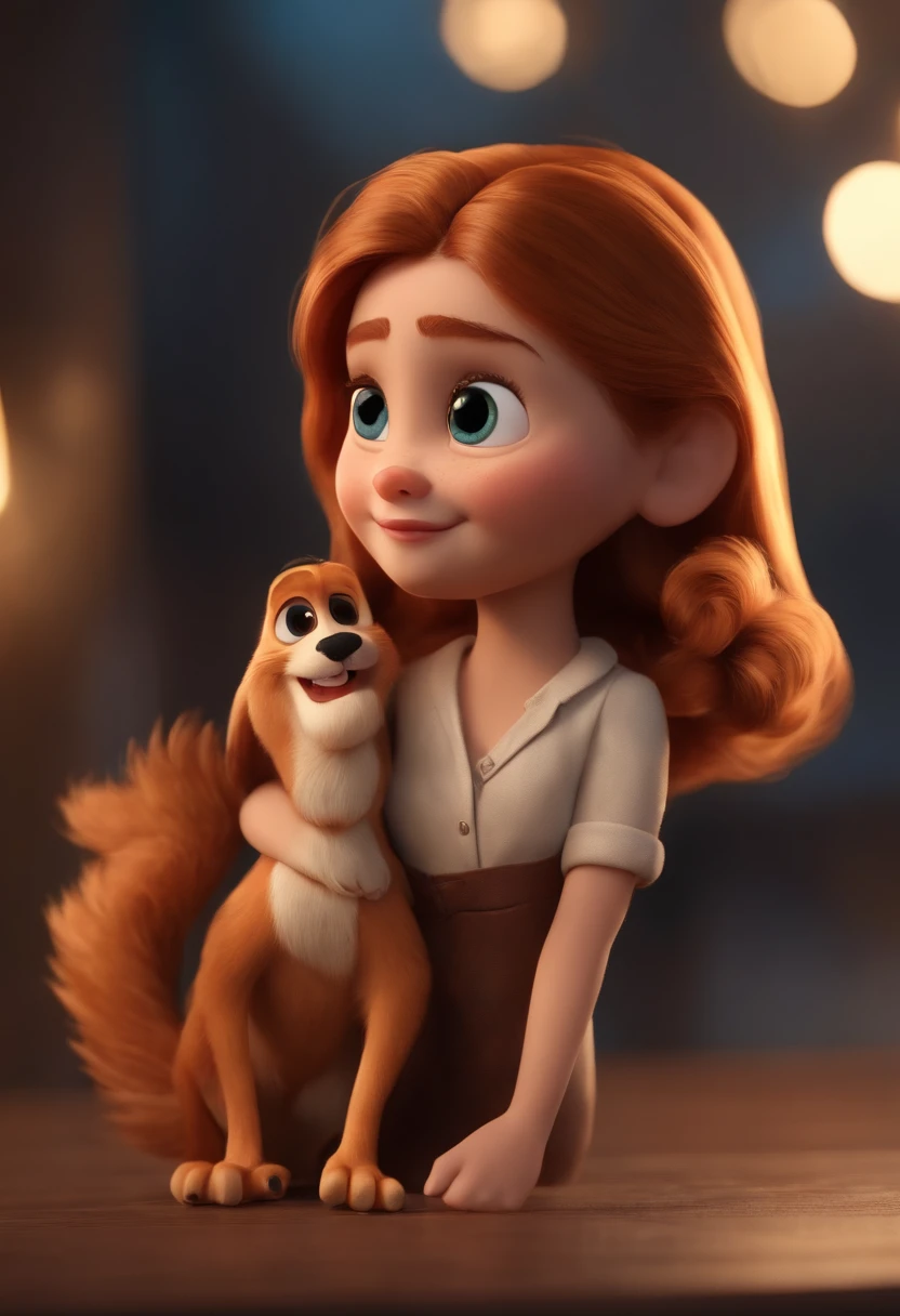 personagem dos desenhos animados de um casal, com um homem adolescente branco, alto, gordinho, olhos verdes, e uma garota adolescente branca, baixinha, cabelo castanho com as pontas loiras, Honey Eyes Animation Character, Caractere estilizado, animation style rendering, 3D estilizado, Arnold Maya render, 3 d render stylized, toon render keyshot, Personagem 3D, Personagem 3D, 3d rendering stylized, 3 d character render, personagem de desenho animado, Personagem de close up, Pose de personagem, (Estilo Pixar) (master part:1.2) (Bokeh) (melhor qualidade) (pele detalhada) (textura detalhada) (8k) (argila) (Cinematic lighting) (foco nítido
